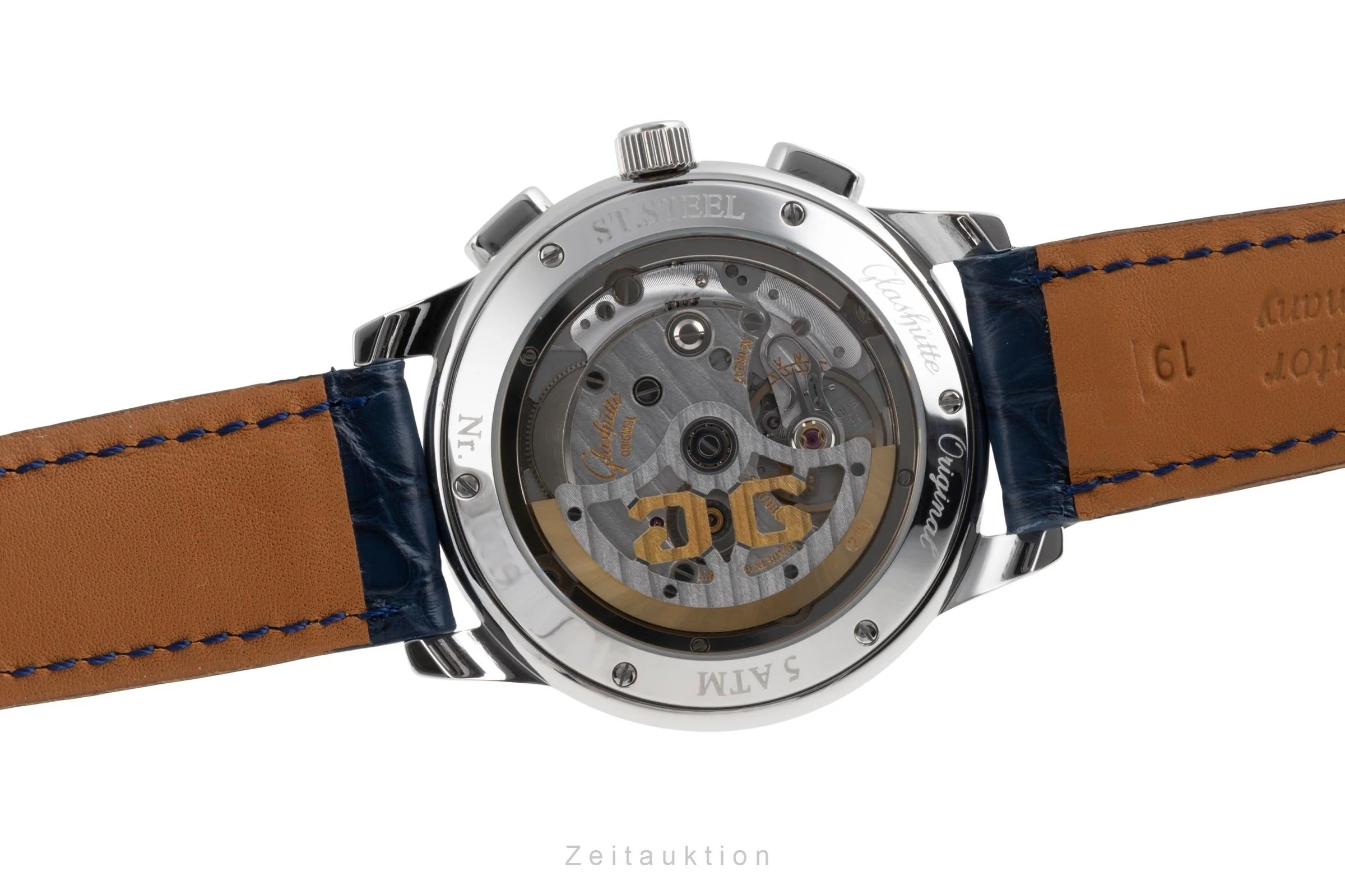 Glashütte Senator chronograph steel automatic men's watch 39-31-03-03-04  [2503221] - Image 11