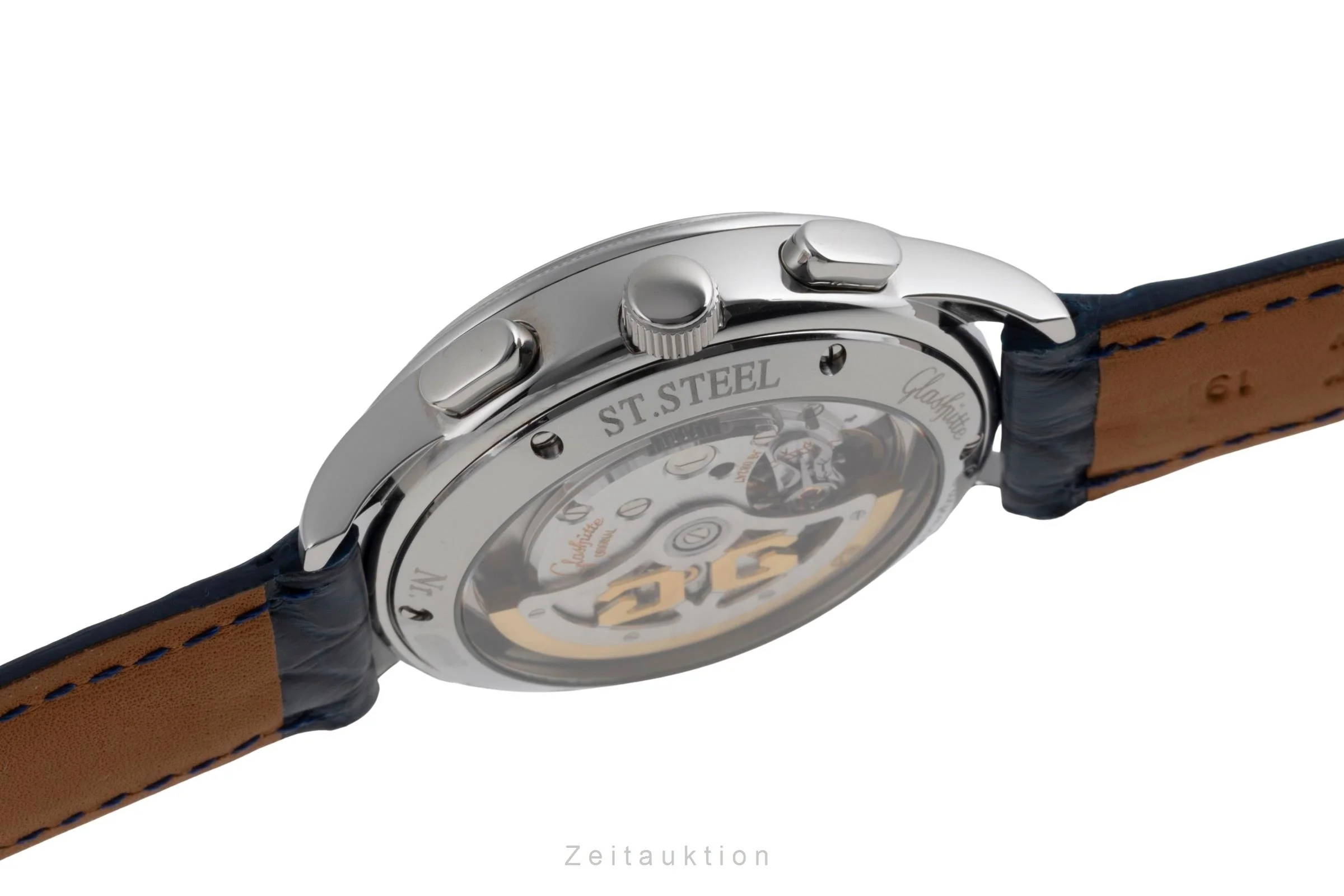 Glashütte Senator chronograph steel automatic men's watch 39-31-03-03-04  [2503221] - Image 12