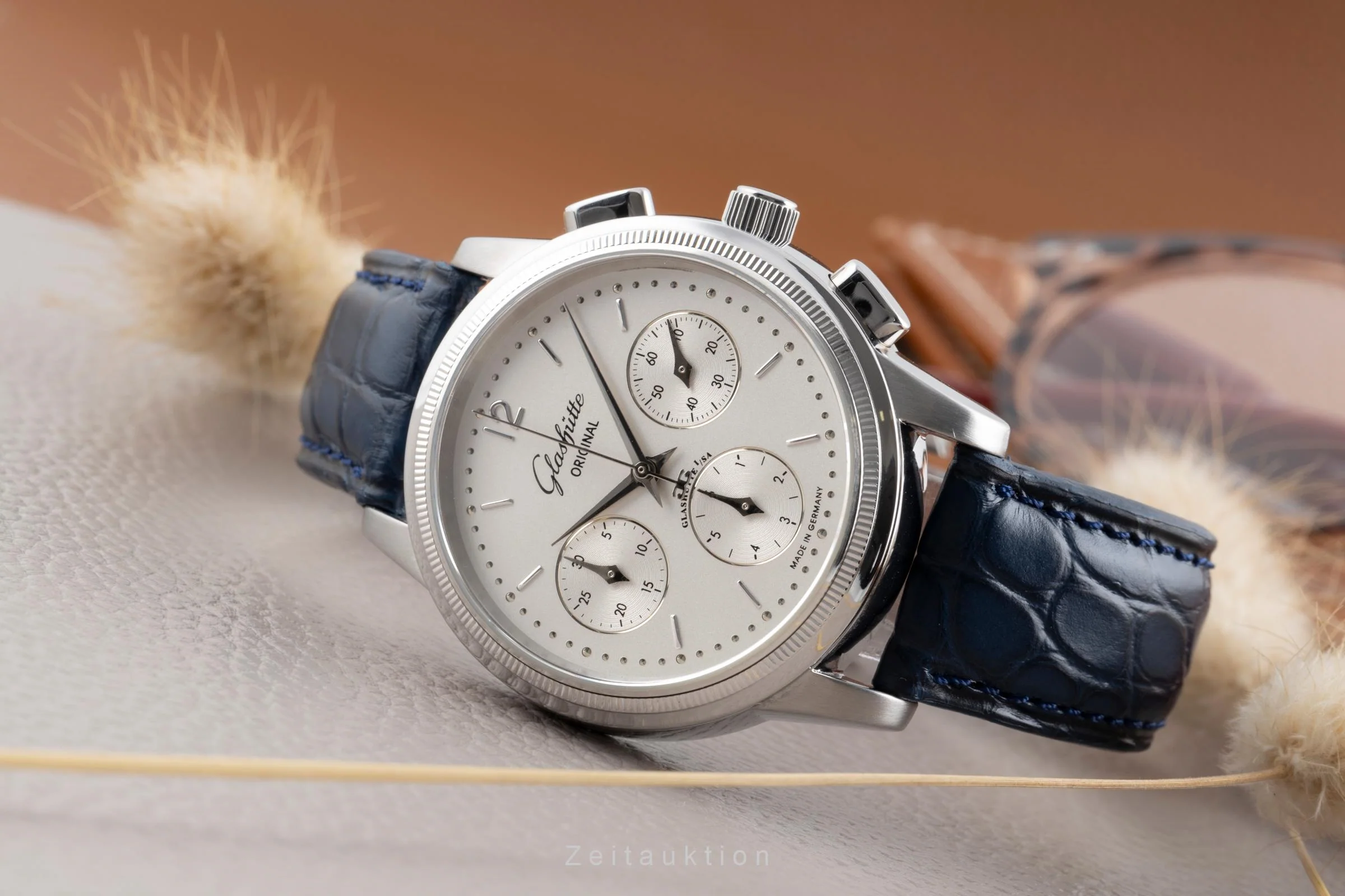 Glashütte Senator chronograph steel automatic men's watch 39-31-03-03-04  [2503221] - Image 3