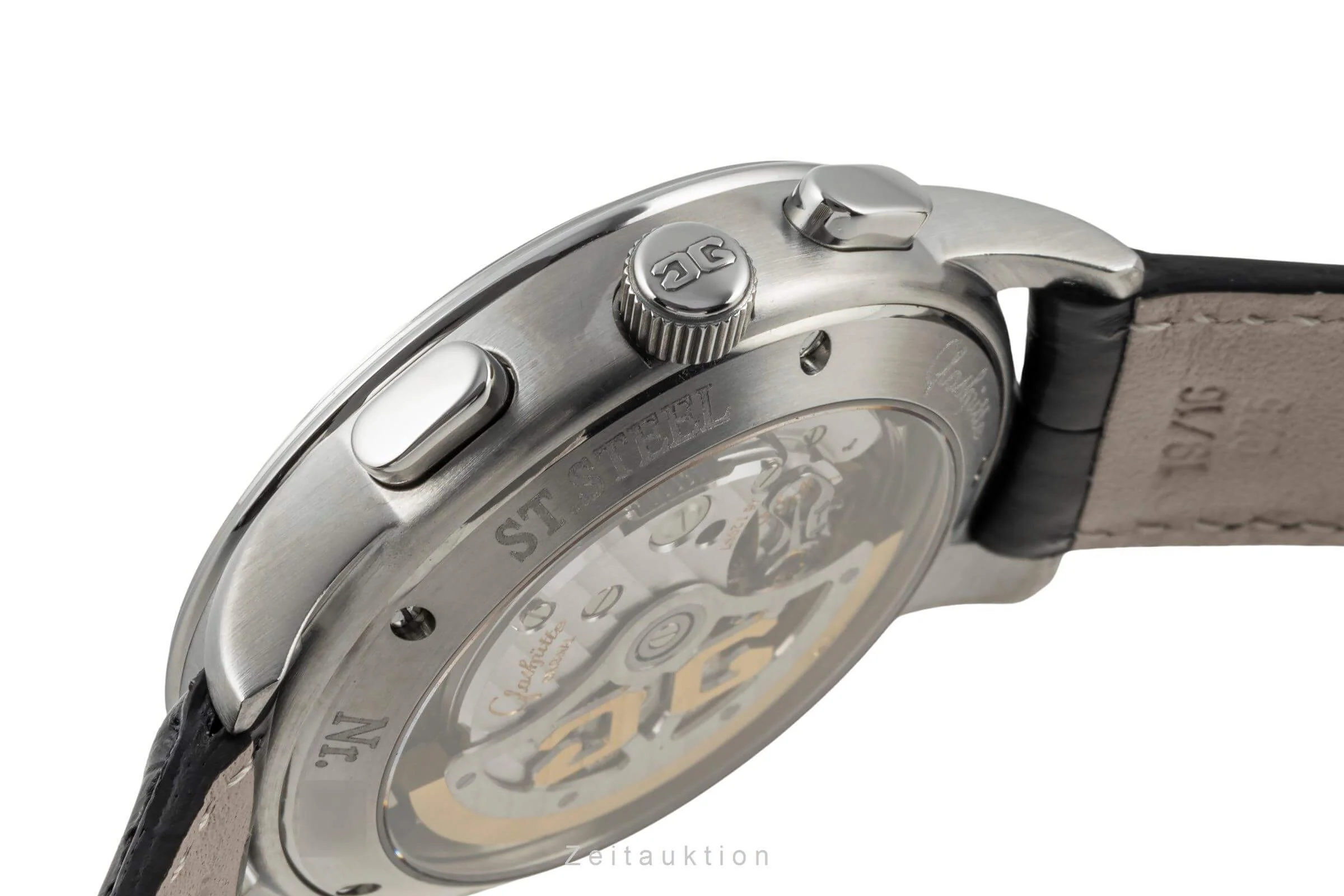 Glashütte Senator chronograph steel automatic men's watch 39-31-11-13-04  [2402557] - Image 10