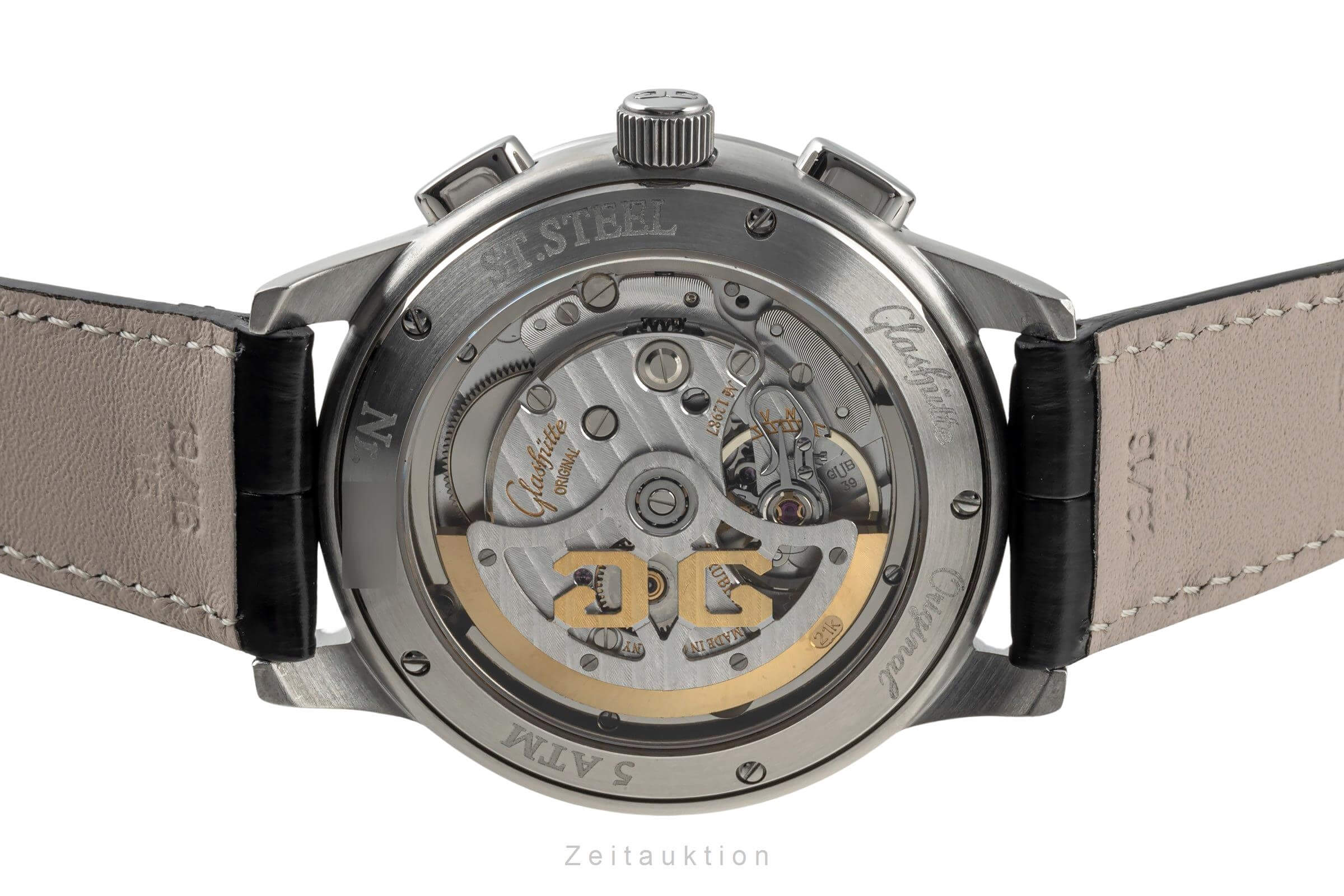 Glashütte Senator chronograph steel automatic men's watch 39-31-11-13-04  [2402557] - Image 11