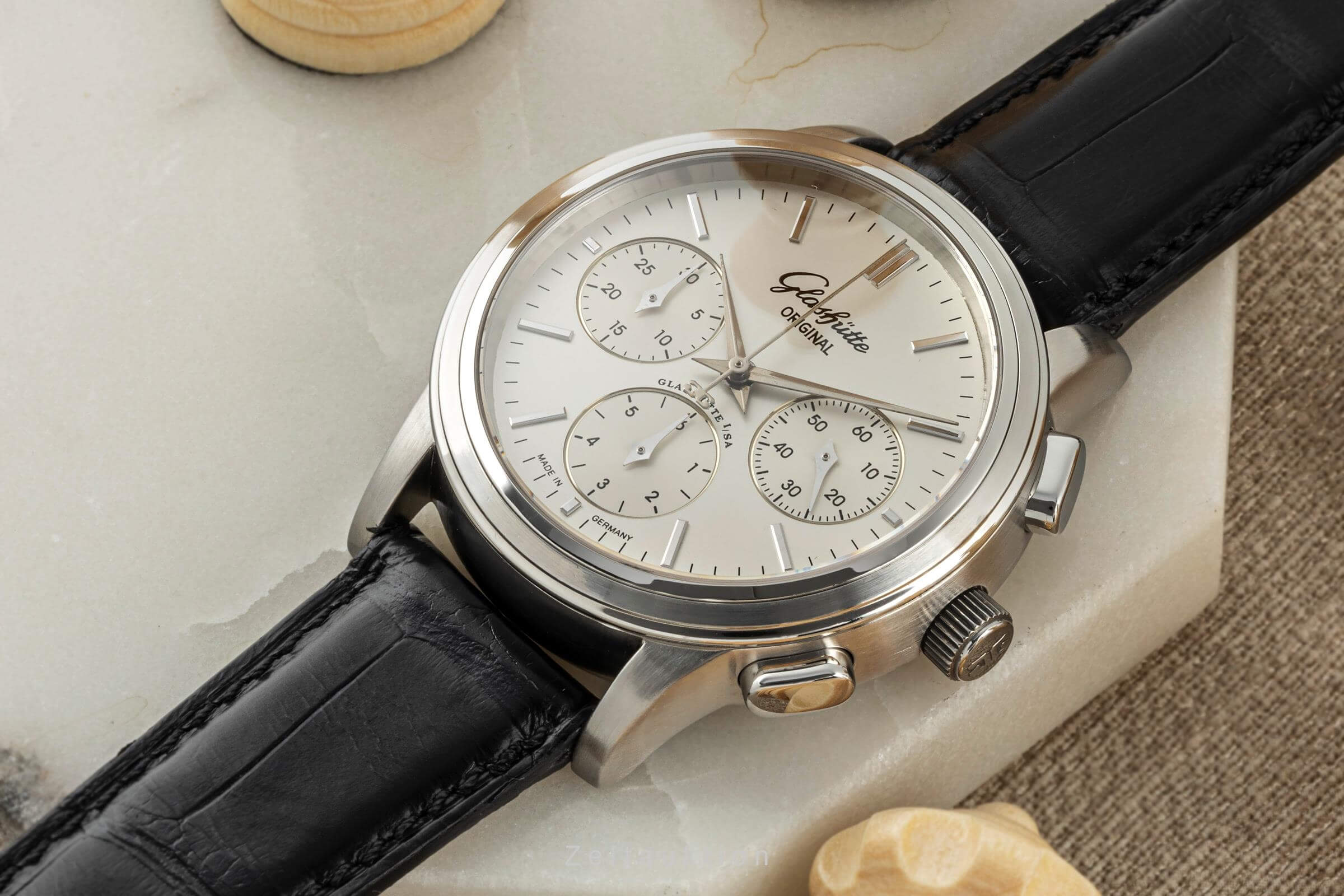 Glashütte Senator chronograph steel automatic men's watch 39-31-11-13-04  [2402557] - Image 13