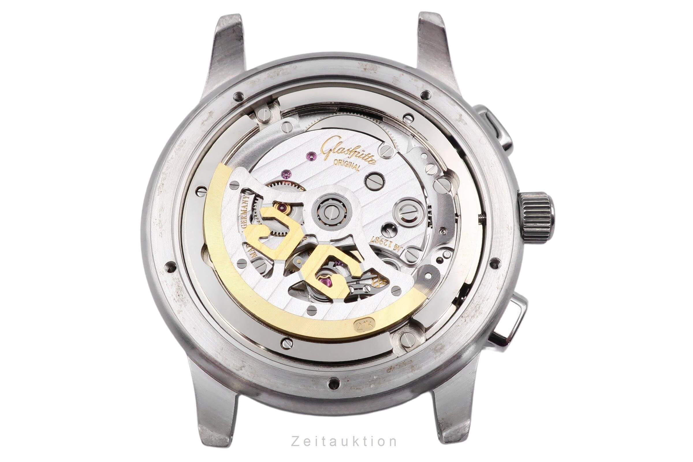 Glashütte Senator chronograph steel automatic men's watch 39-31-11-13-04  [2402557] - Image 16
