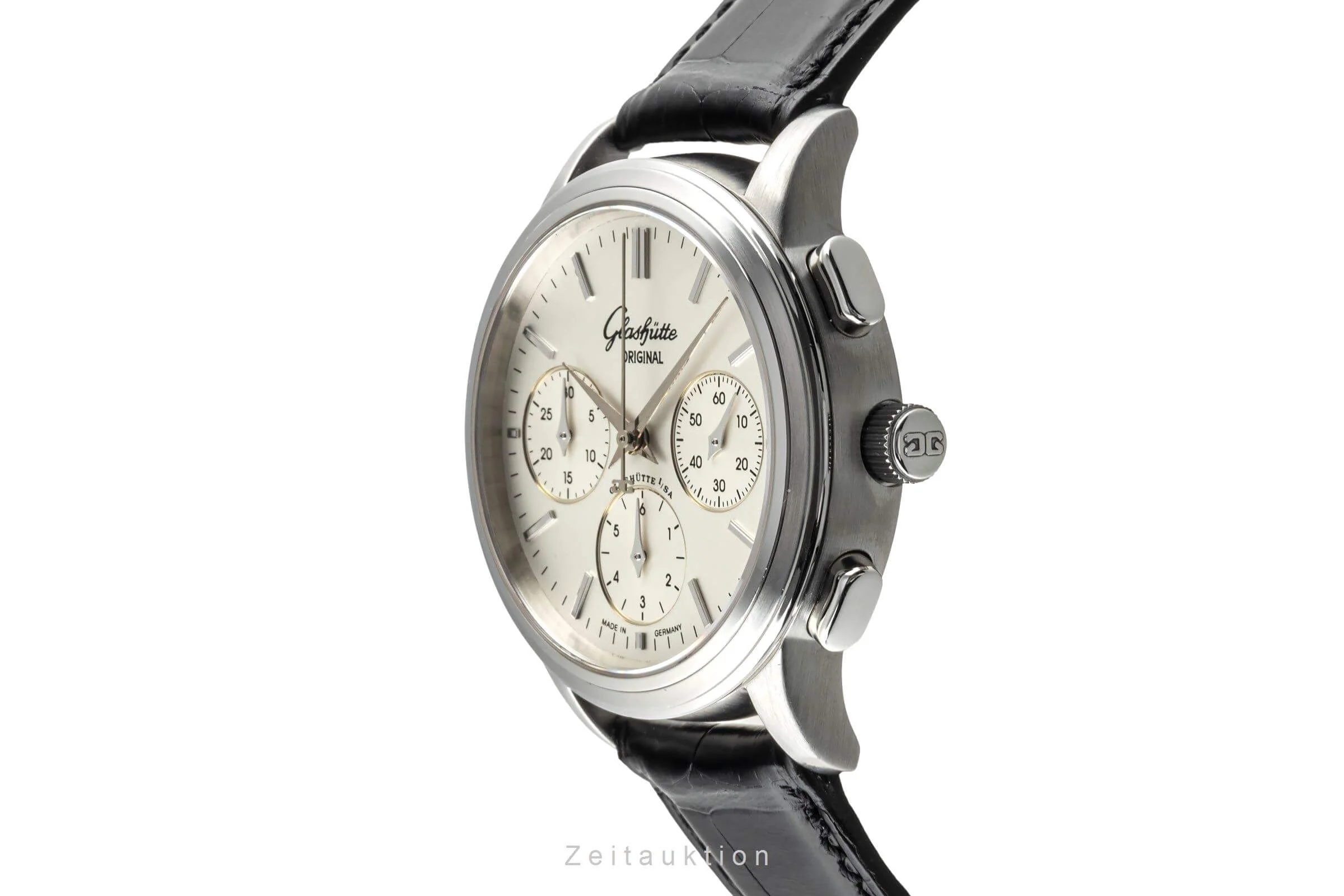 Glashütte Senator chronograph steel automatic men's watch 39-31-11-13-04  [2402557] - Image 7