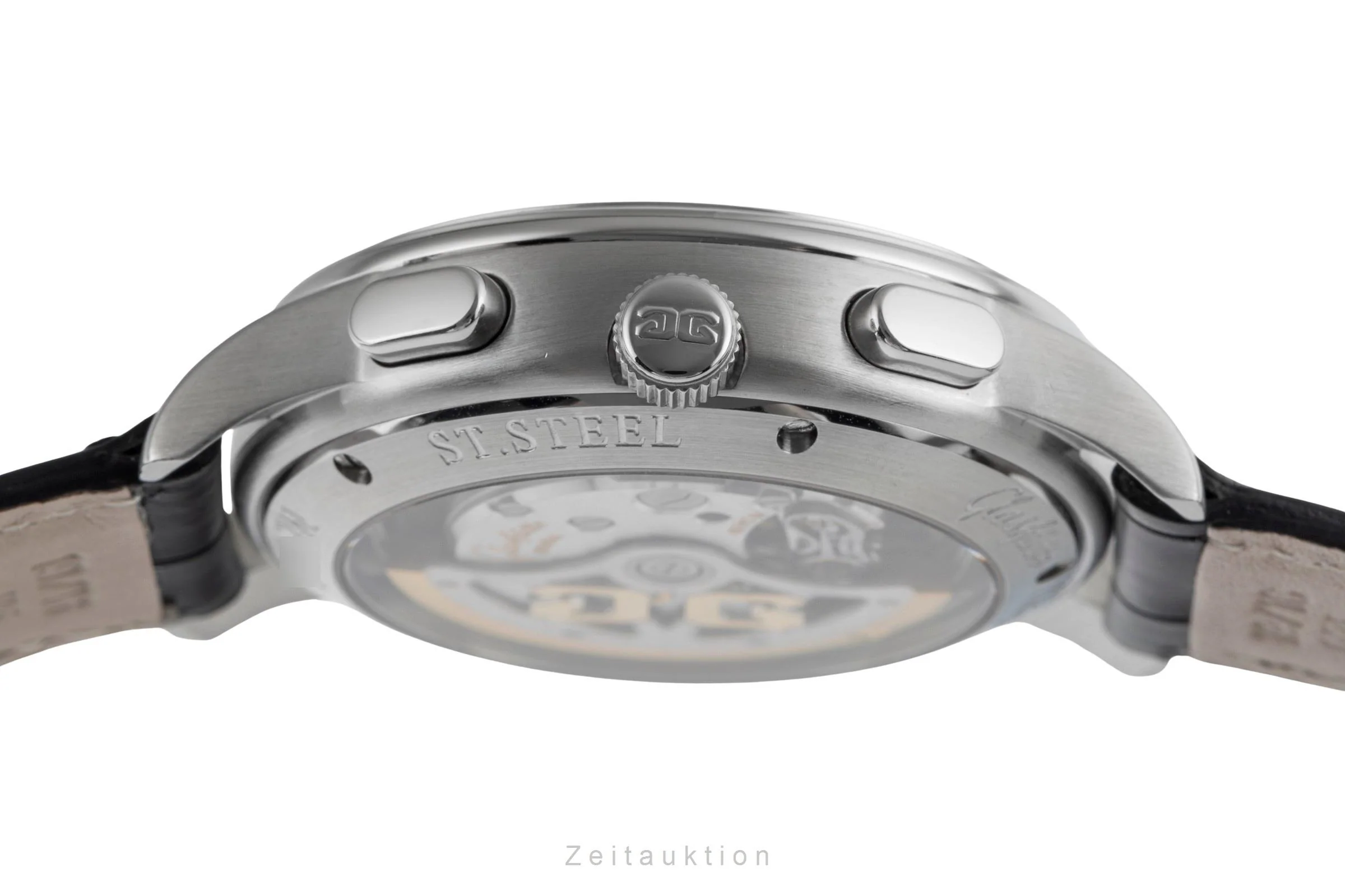 Glashütte Senator chronograph steel automatic men's watch 39-31-11-13-04  [2502225] - Image 12