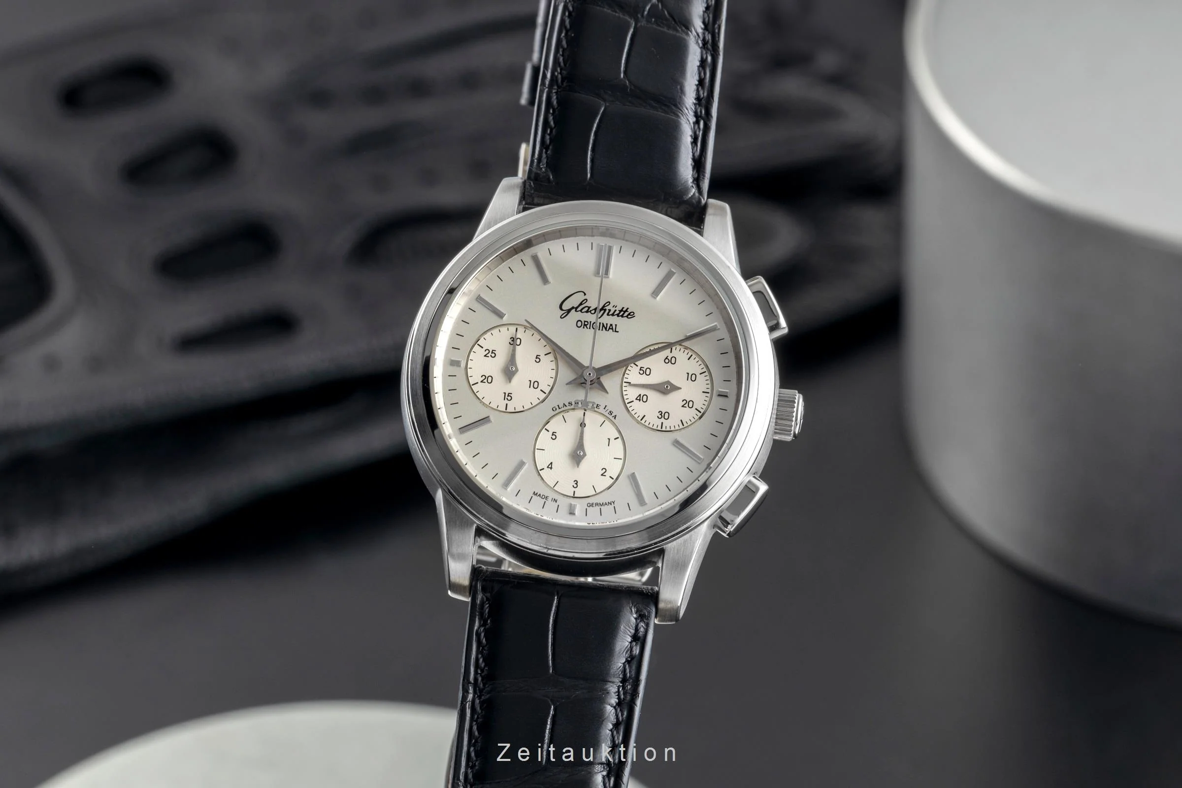 Glashütte Senator chronograph steel automatic men's watch 39-31-11-13-04  [2502225] - Image 2