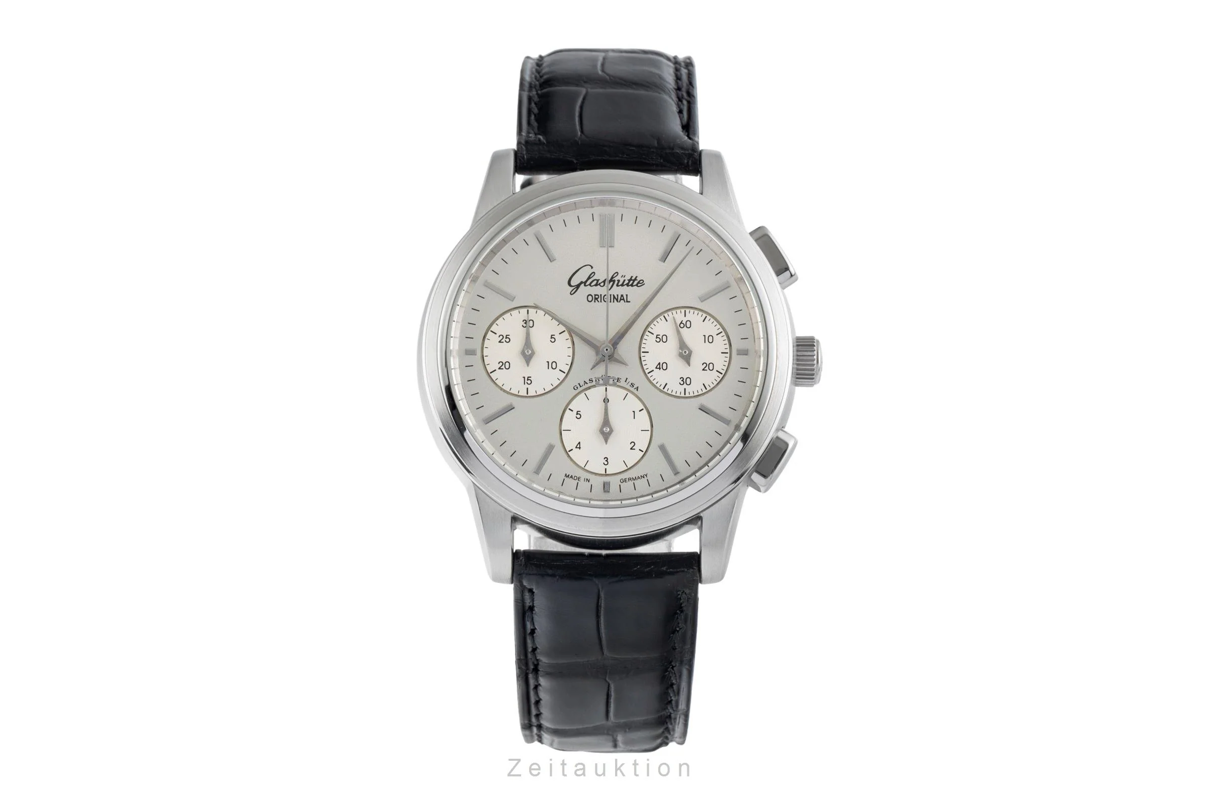 Glashütte Senator chronograph steel automatic men's watch 39-31-11-13-04  [2502225] - Image 5