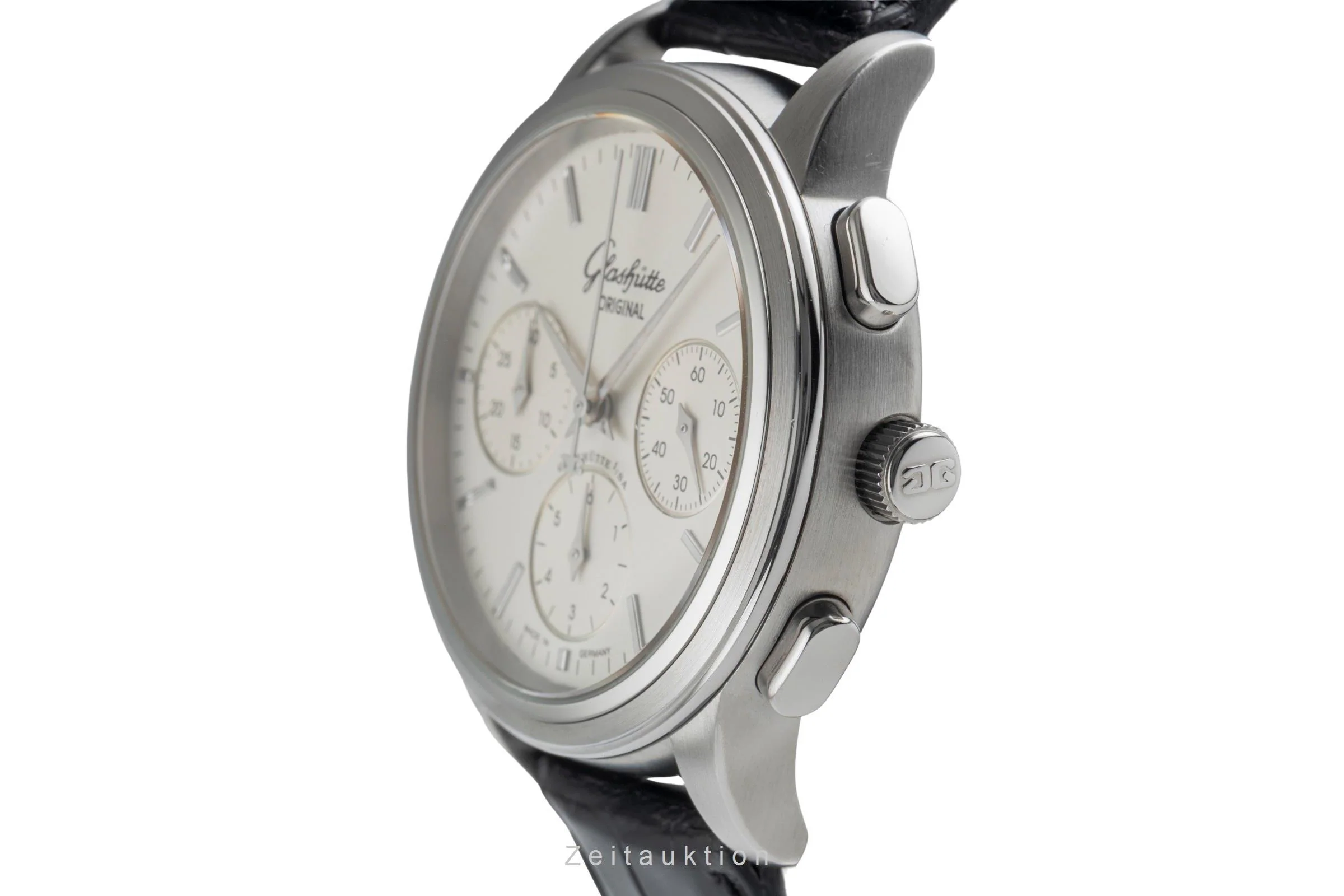 Glashütte Senator chronograph steel automatic men's watch 39-31-11-13-04  [2502225] - Image 7