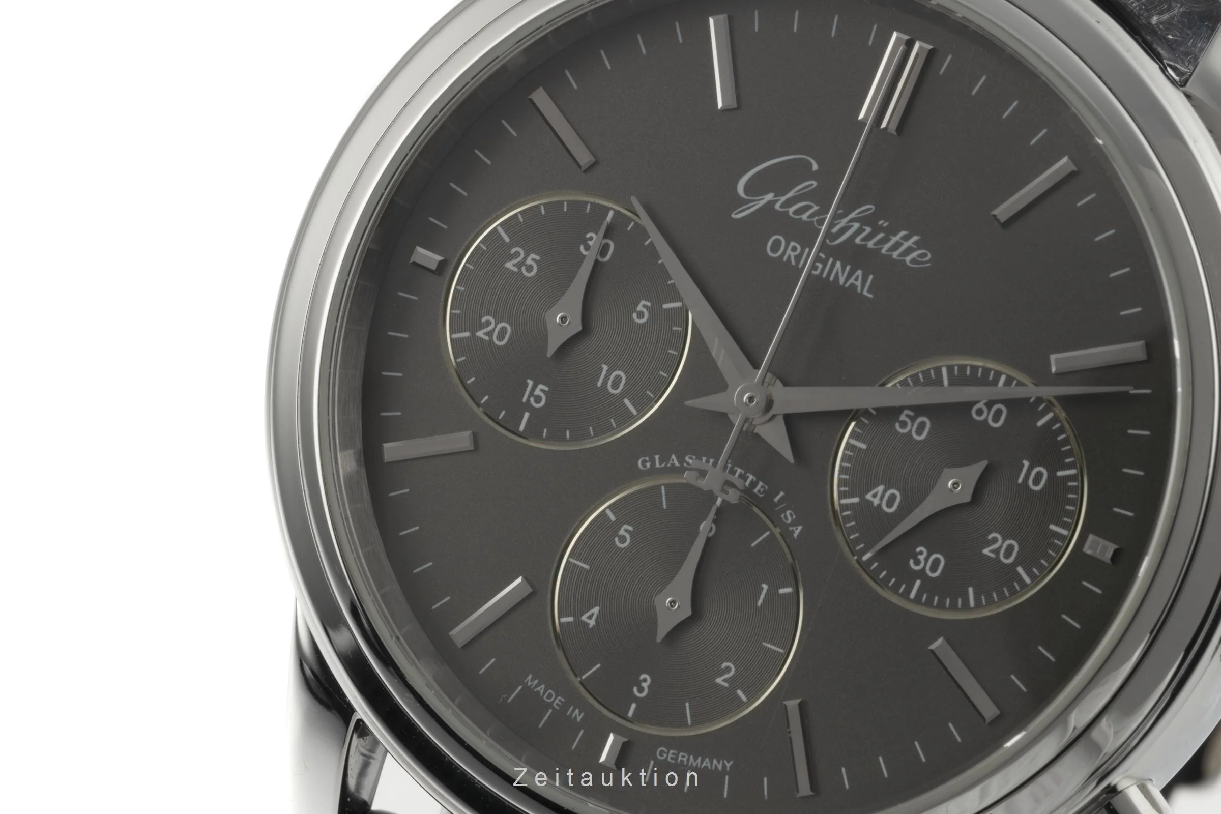 Glashütte Senator chronograph steel automatic men's watch 39-31-14-23-04 LP: 8200EUR  [2206236] - Image 10