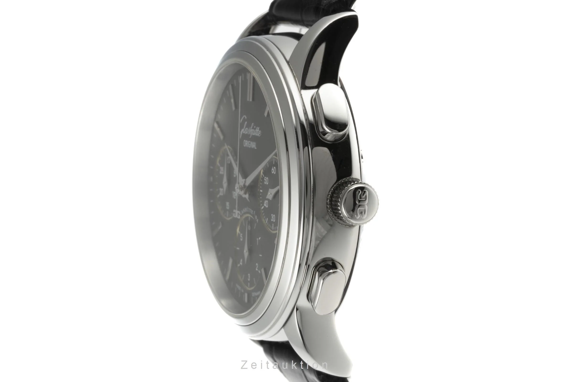 Glashütte Senator chronograph steel automatic men's watch 39-31-14-23-04 LP: 8200EUR  [2206236] - Image 6