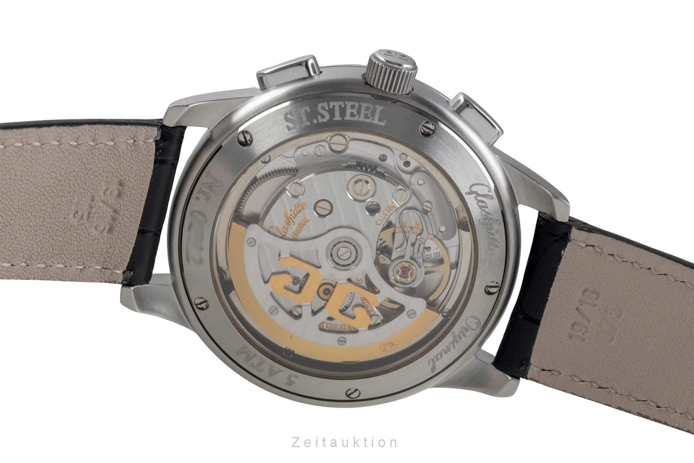 Glashütte Senator chronograph steel automatic men's watch 39-31-14-23-04  [2501228] - Image 10