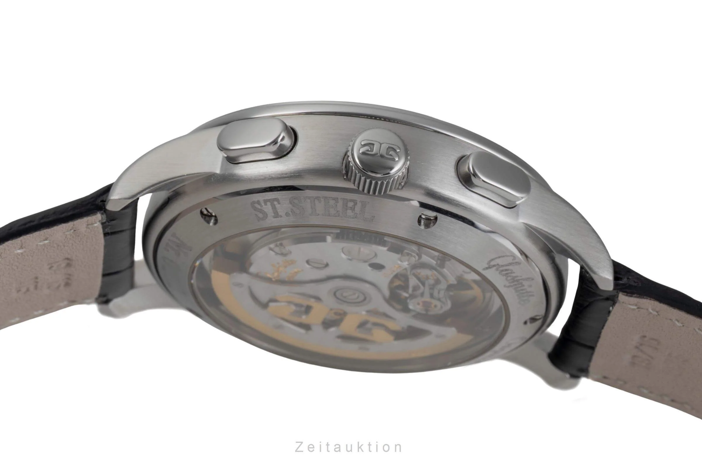 Glashütte Senator chronograph steel automatic men's watch 39-31-14-23-04  [2501228] - Image 11
