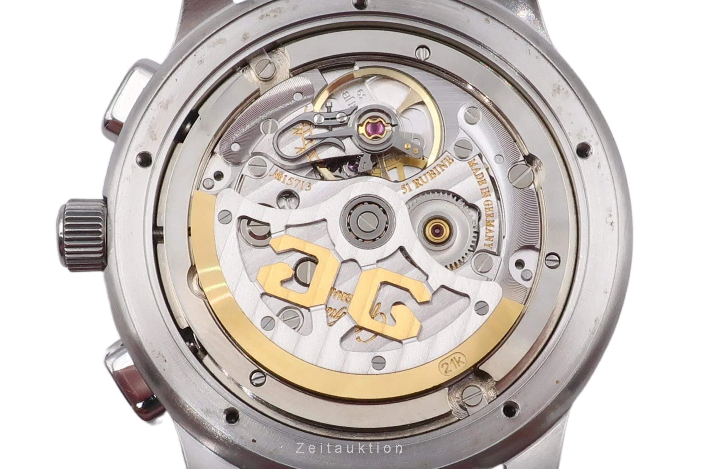 Glashütte Senator chronograph steel automatic men's watch 39-31-14-23-04  [2501228] - Image 15