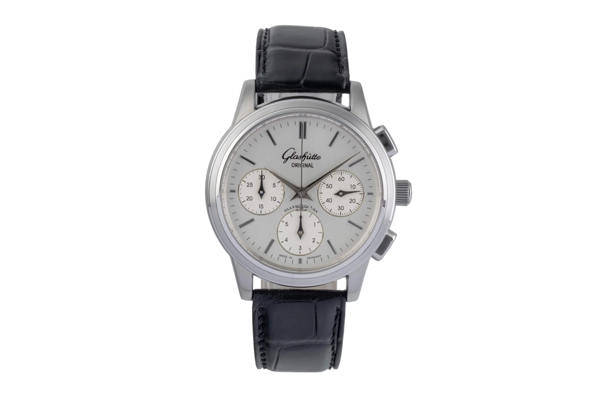 Glashütte Senator chronograph steel automatic men's watch 39-31-14-23-04  [2501228] - Image 5