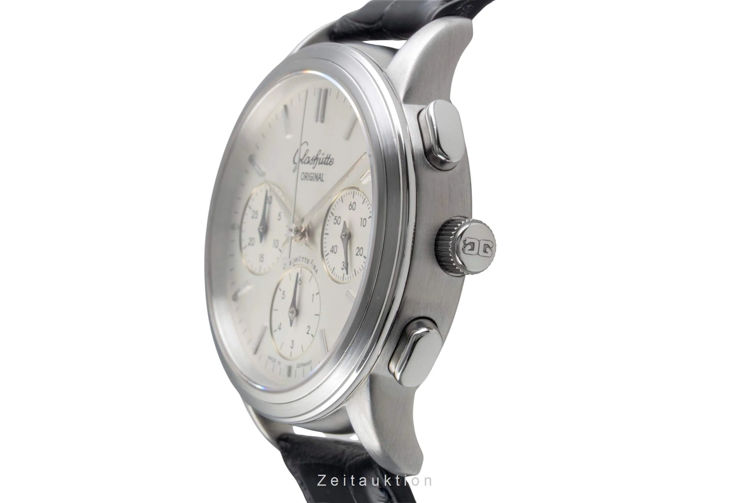 Glashütte Senator chronograph steel automatic men's watch 39-31-14-23-04  [2501228] - Image 7