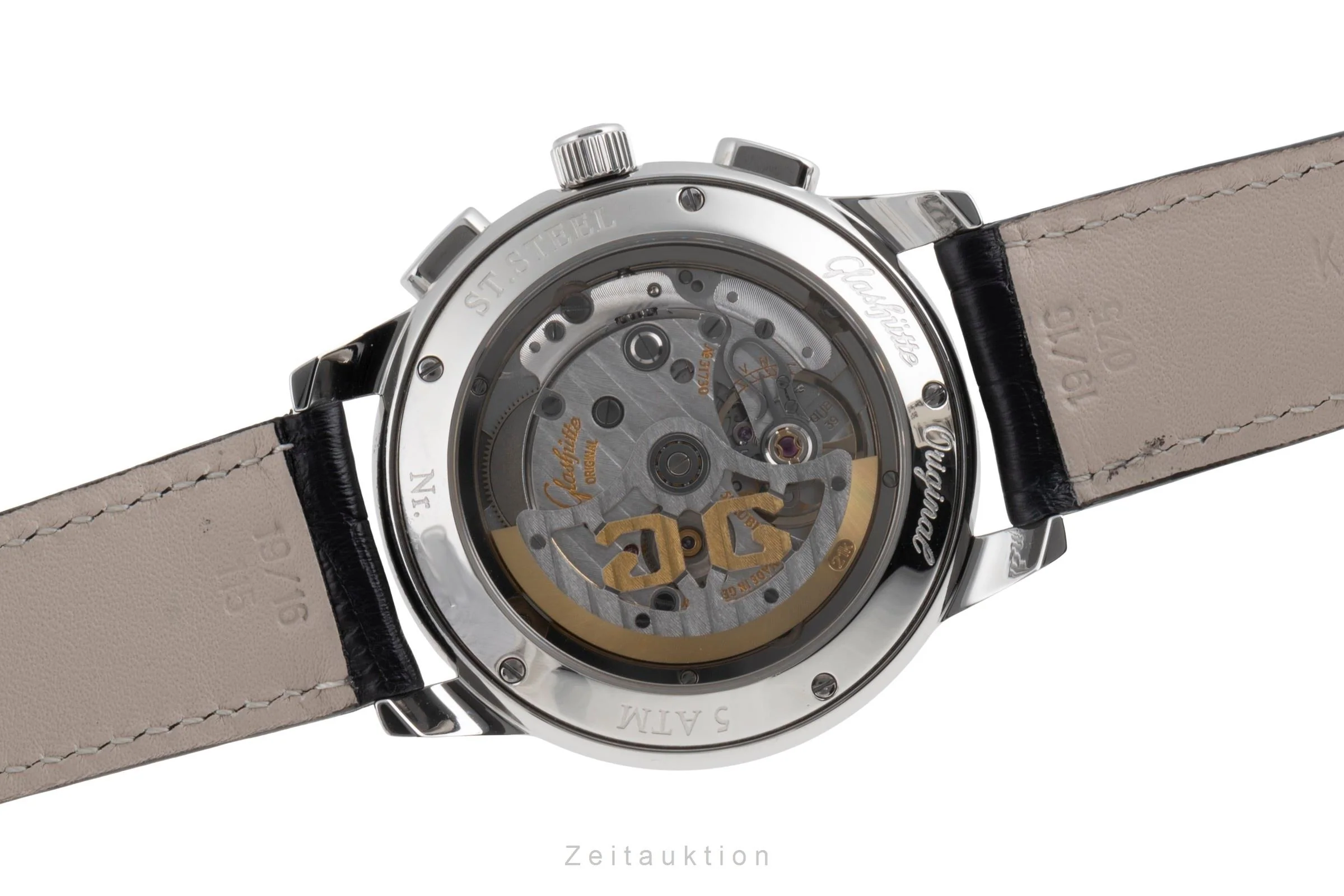 Glashütte Senator chronograph steel automatic men's watch 39-31-14-23-04  [2503763] - Image 11