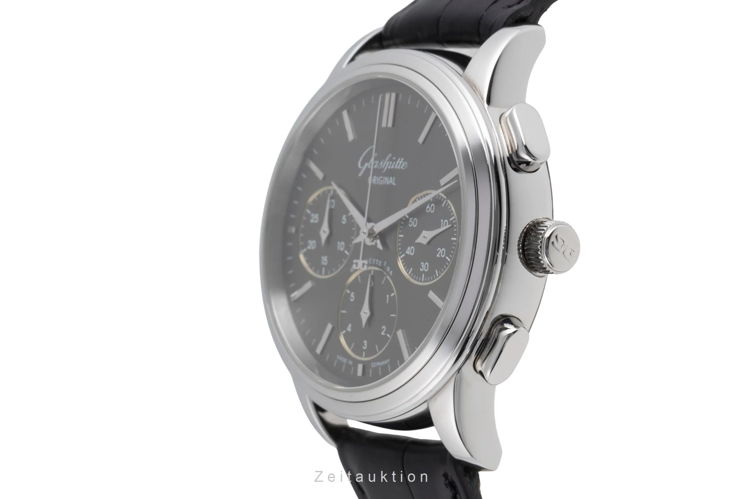 Glashütte Senator chronograph steel automatic men's watch 39-31-14-23-04  [2503763] - Image 7