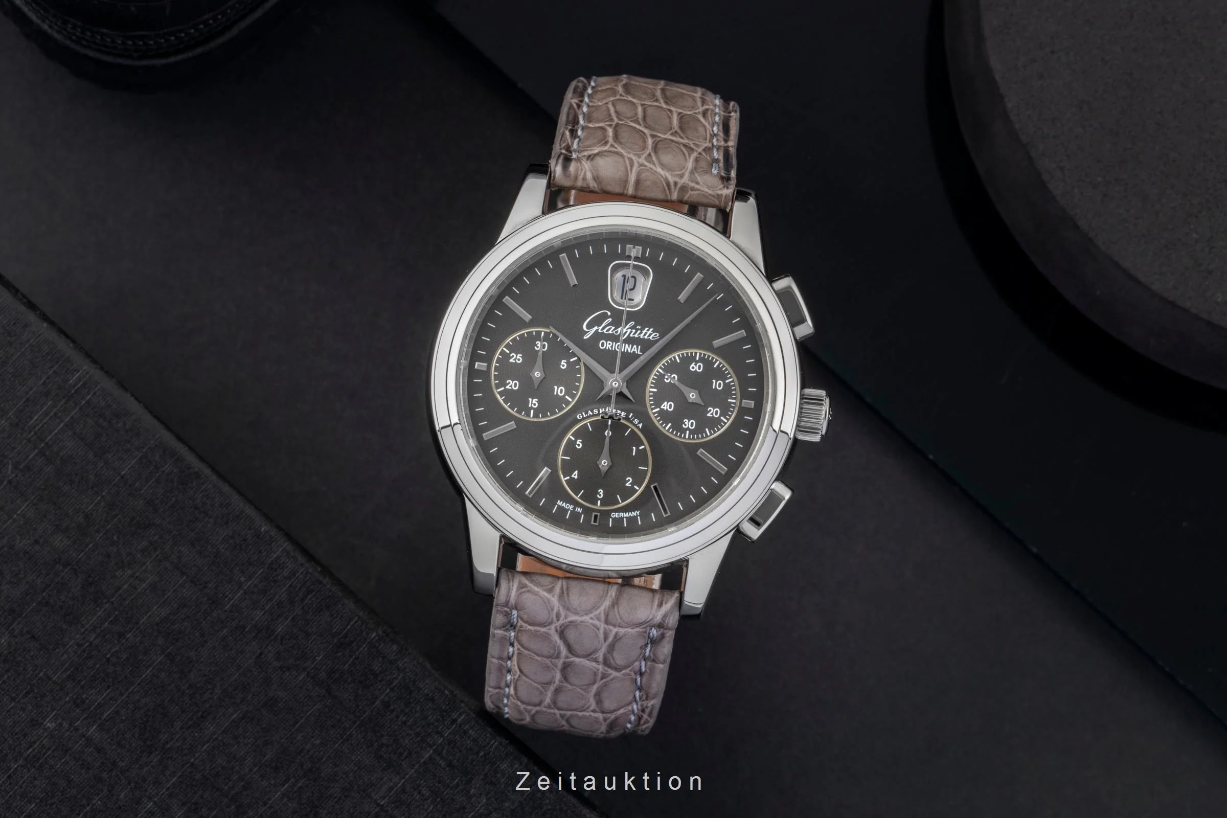 Glashütte Senator chronograph steel automatic men's watch 39-31-14-23-04  [2601110] - Image 4