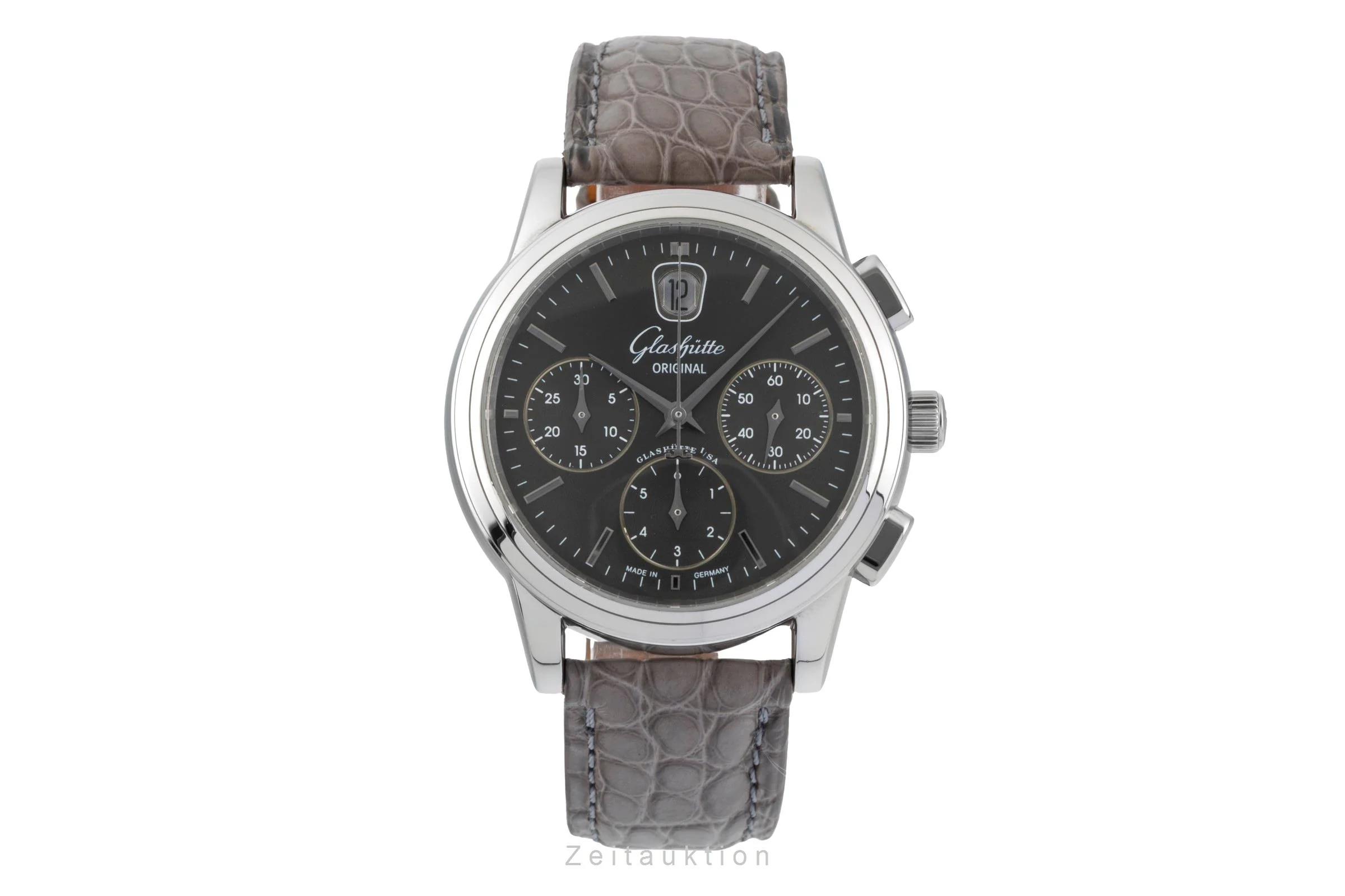 Glashütte Senator chronograph steel automatic men's watch 39-31-14-23-04  [2601110] - Image 5