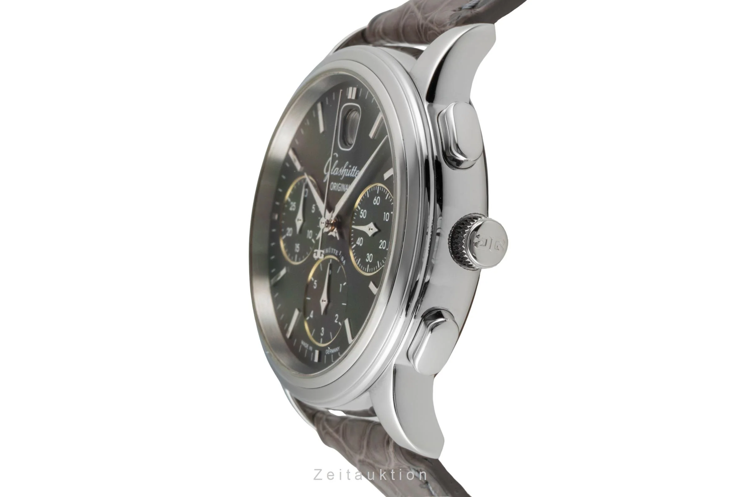 Glashütte Senator chronograph steel automatic men's watch 39-31-14-23-04  [2601110] - Image 7