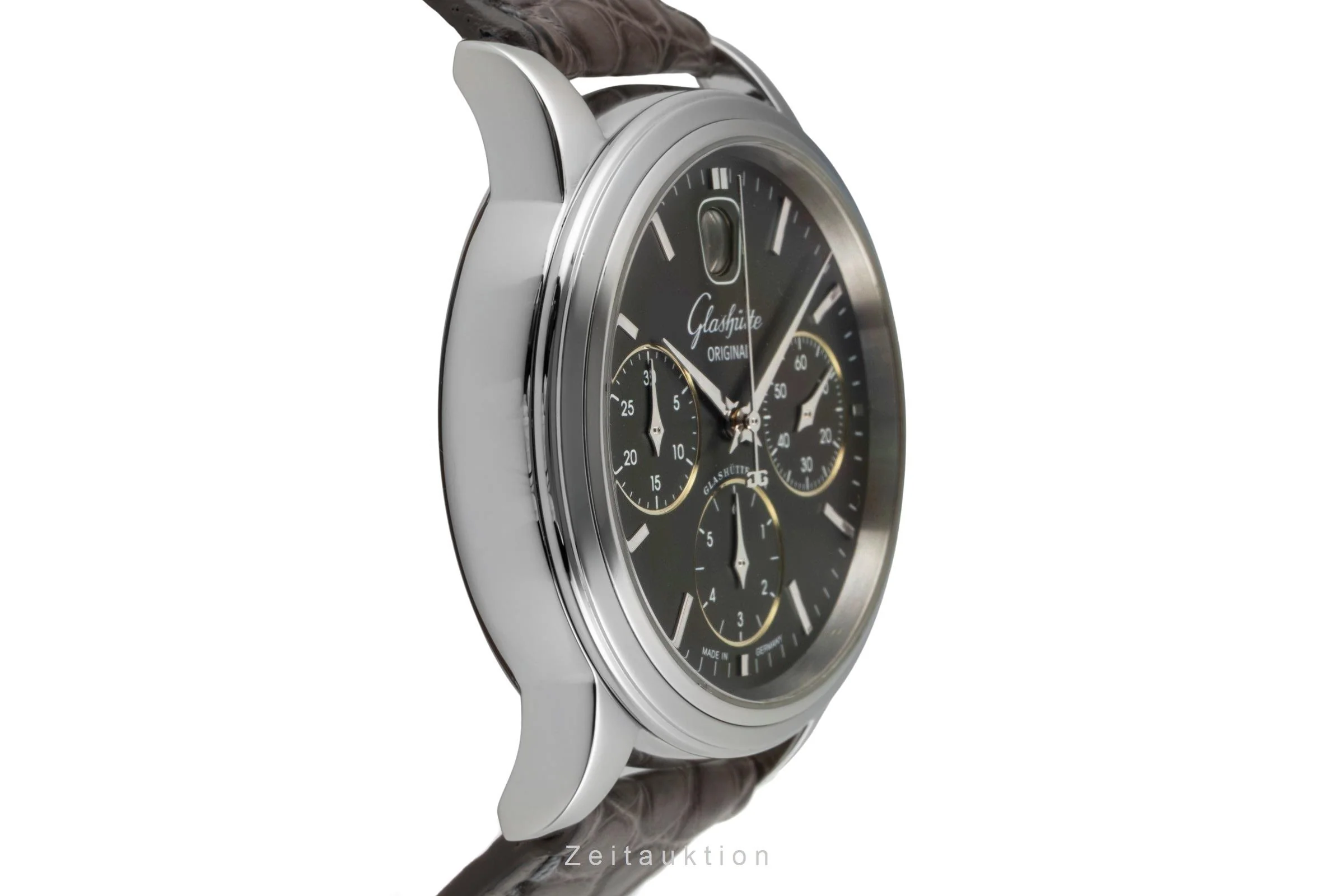 Glashütte Senator chronograph steel automatic men's watch 39-31-14-23-04  [2601110] - Image 8
