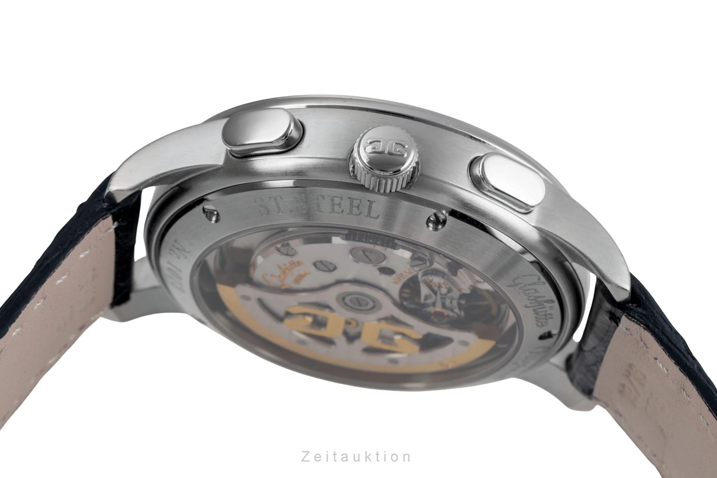 Glashütte Senator chronograph steel automatic men's watch 39-32-11-13-04  [2502210] - Image 12