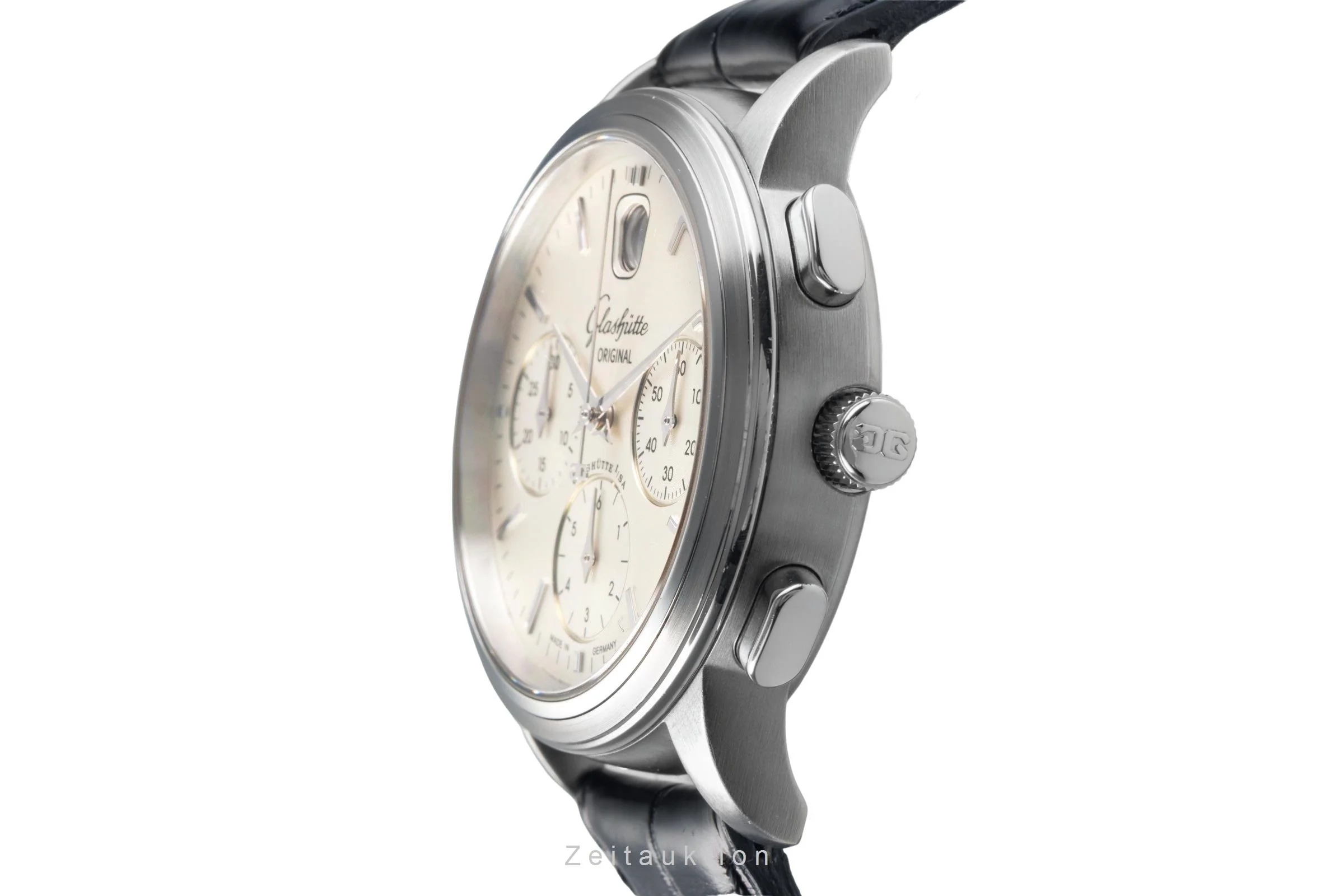 Glashütte Senator chronograph steel automatic men's watch 39-32-11-13-04  [2502210] - Image 7