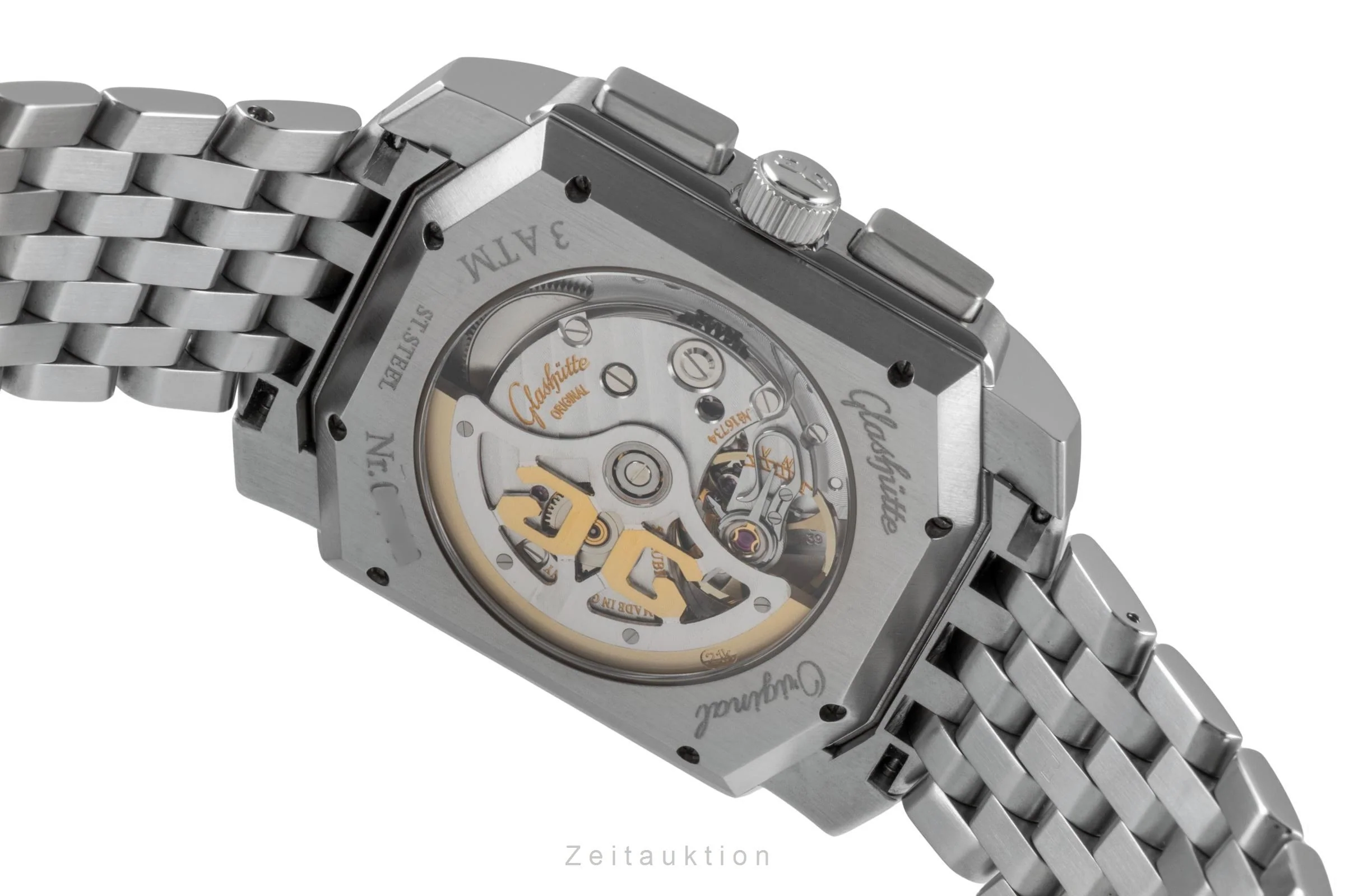 Glashütte Senator chronograph steel automatic men's watch 39-32-17-04-04  [2507367] - Image 12