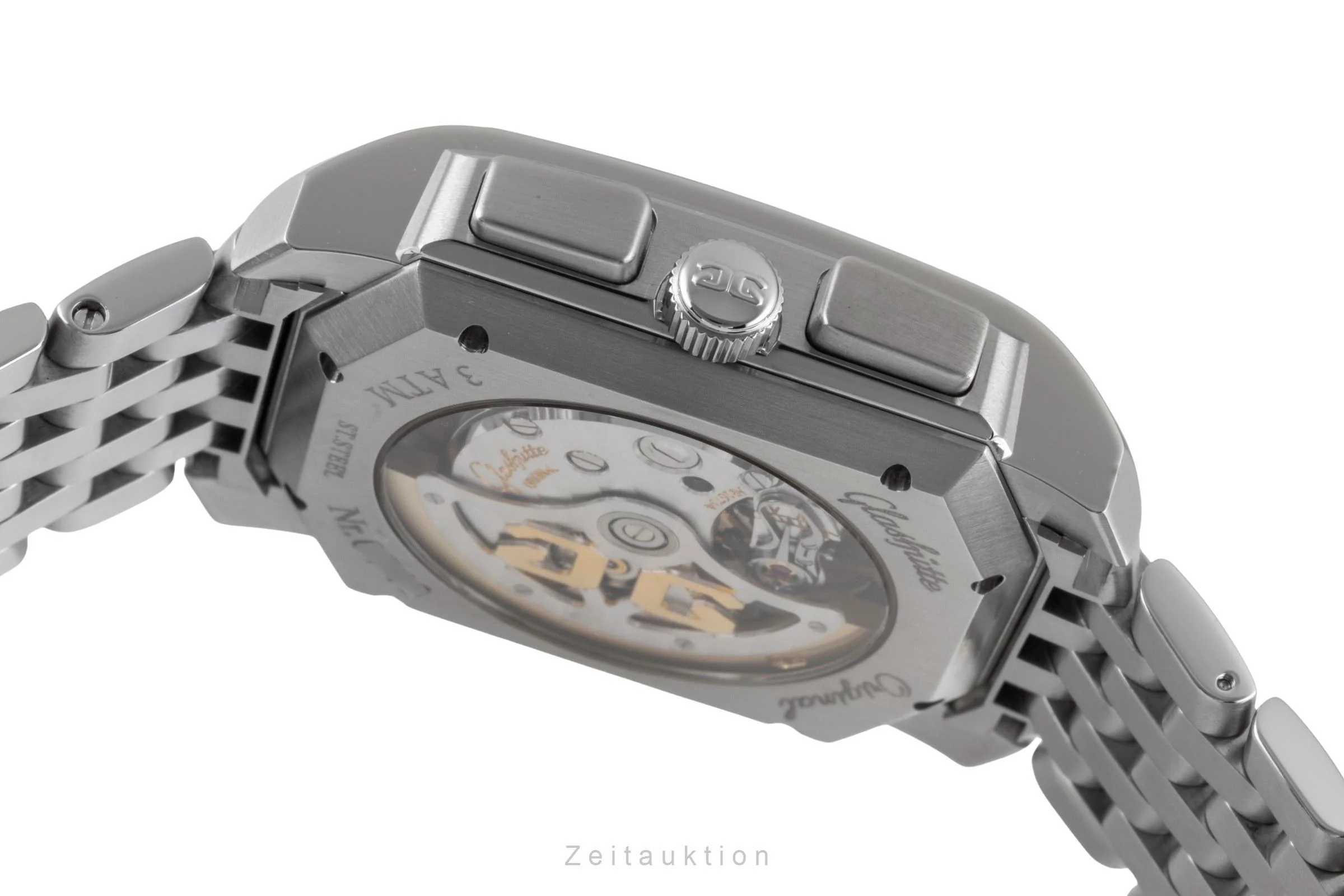 Glashütte Senator chronograph steel automatic men's watch 39-32-17-04-04  [2507367] - Image 13