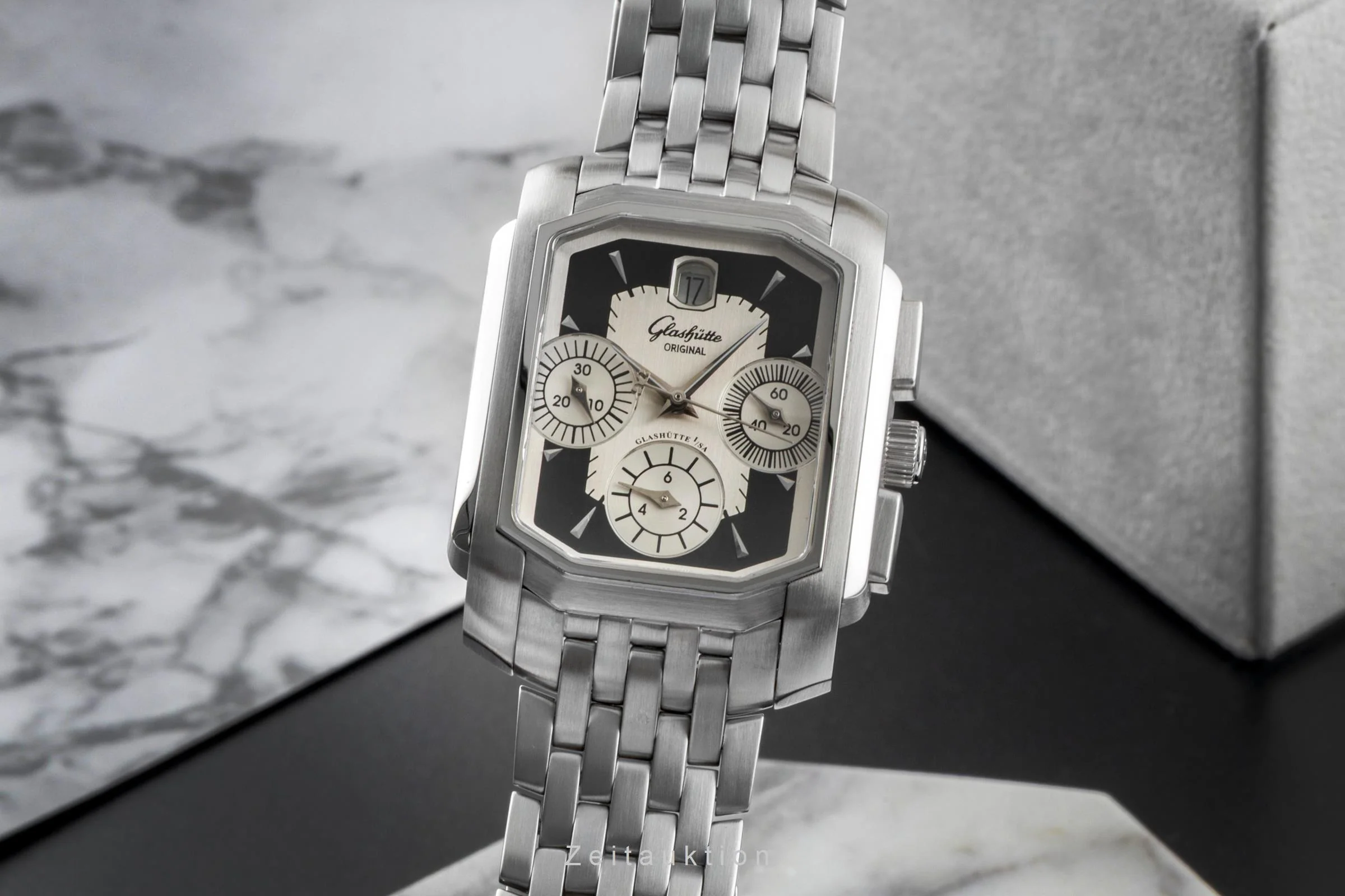Glashütte Senator chronograph steel automatic men's watch 39-32-17-04-04  [2507367] - Image 2
