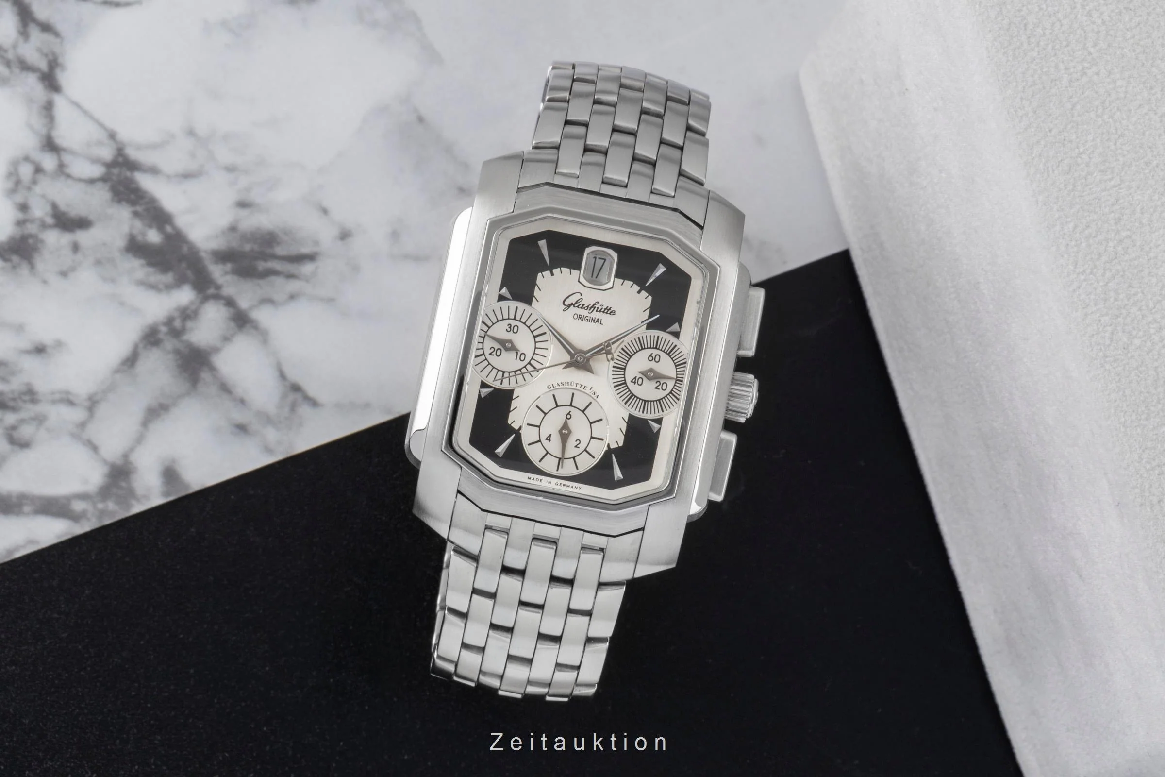 Glashütte Senator chronograph steel automatic men's watch 39-32-17-04-04  [2507367] - Image 3