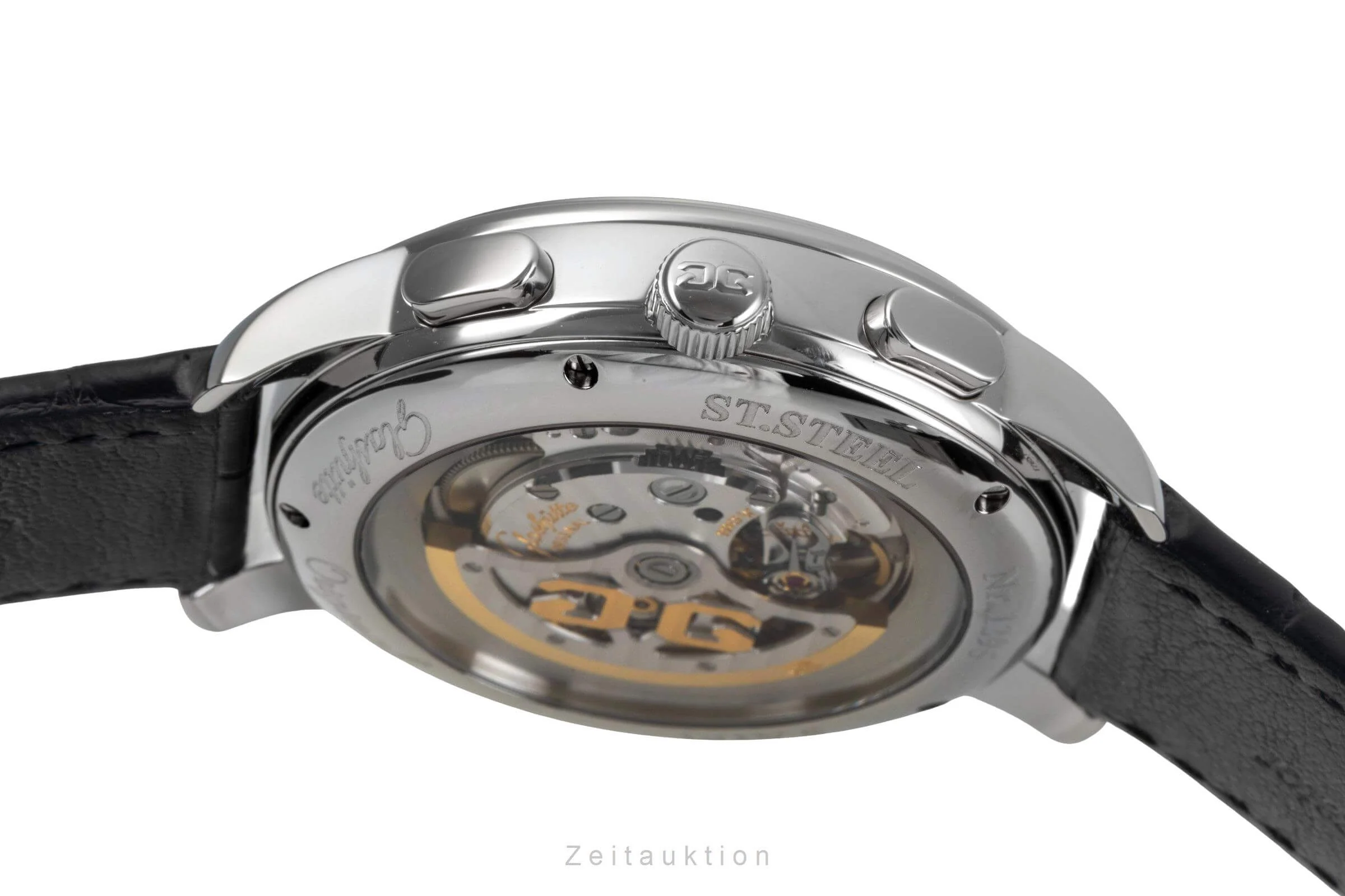 Glashütte Senator chronograph steel automatic men's watch 39-34-20-42-04 LP: 7800EUR  [2501890] - Image 10