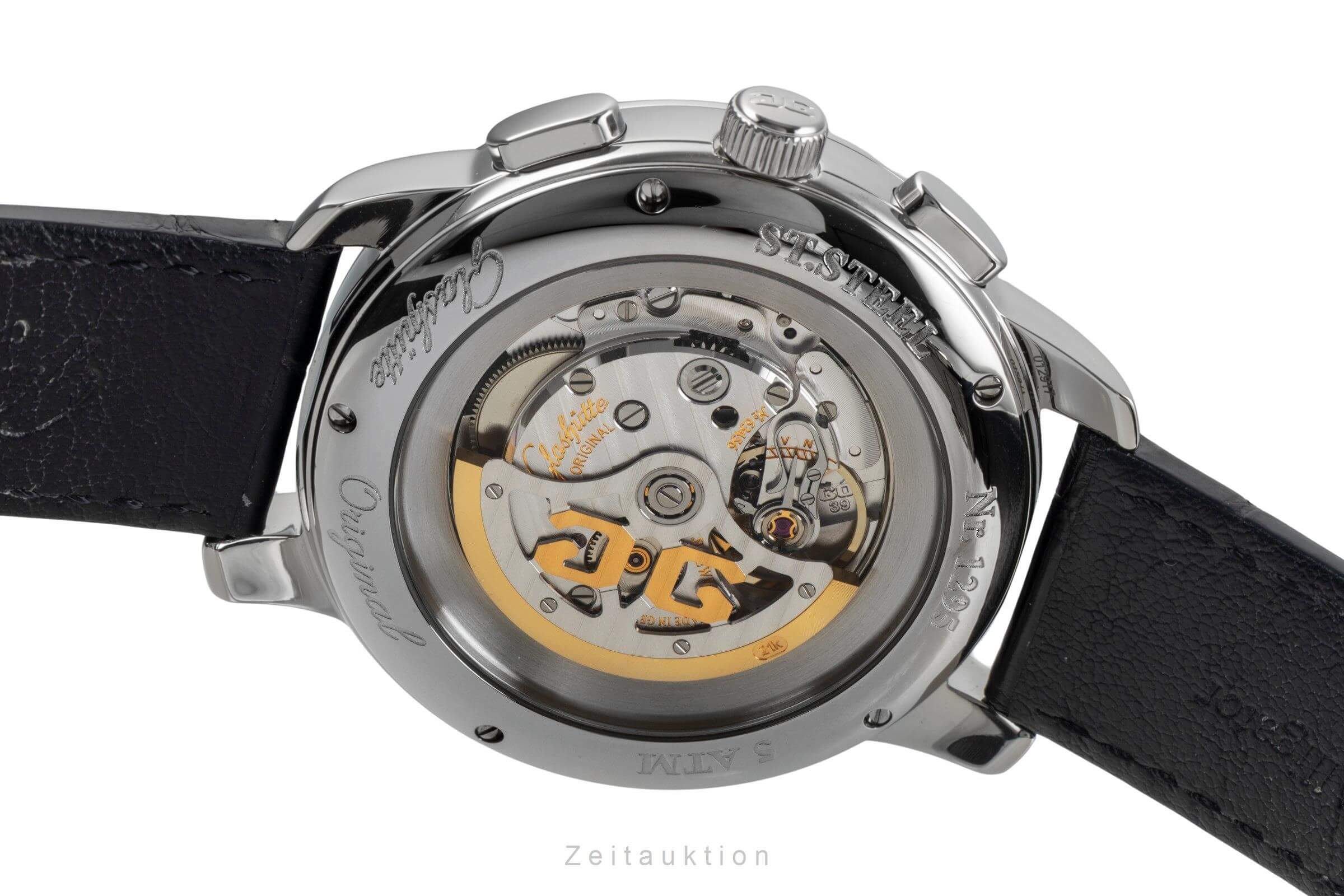 Glashütte Senator chronograph steel automatic men's watch 39-34-20-42-04 LP: 7800EUR  [2501890] - Image 11