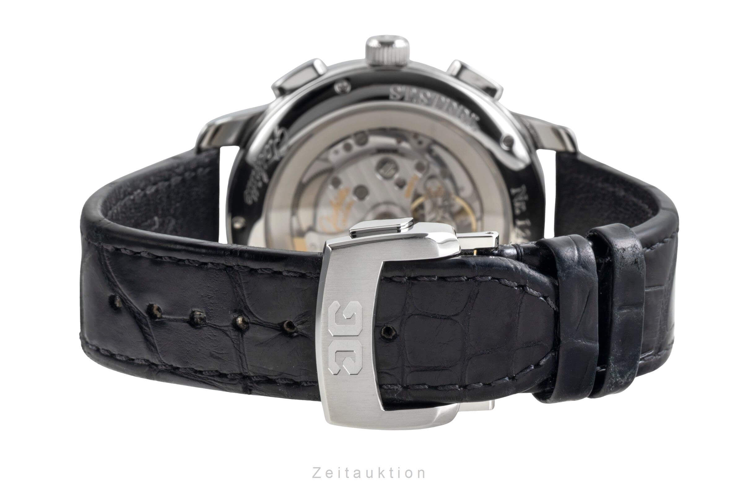Glashütte Senator chronograph steel automatic men's watch 39-34-20-42-04 LP: 7800EUR  [2501890] - Image 12