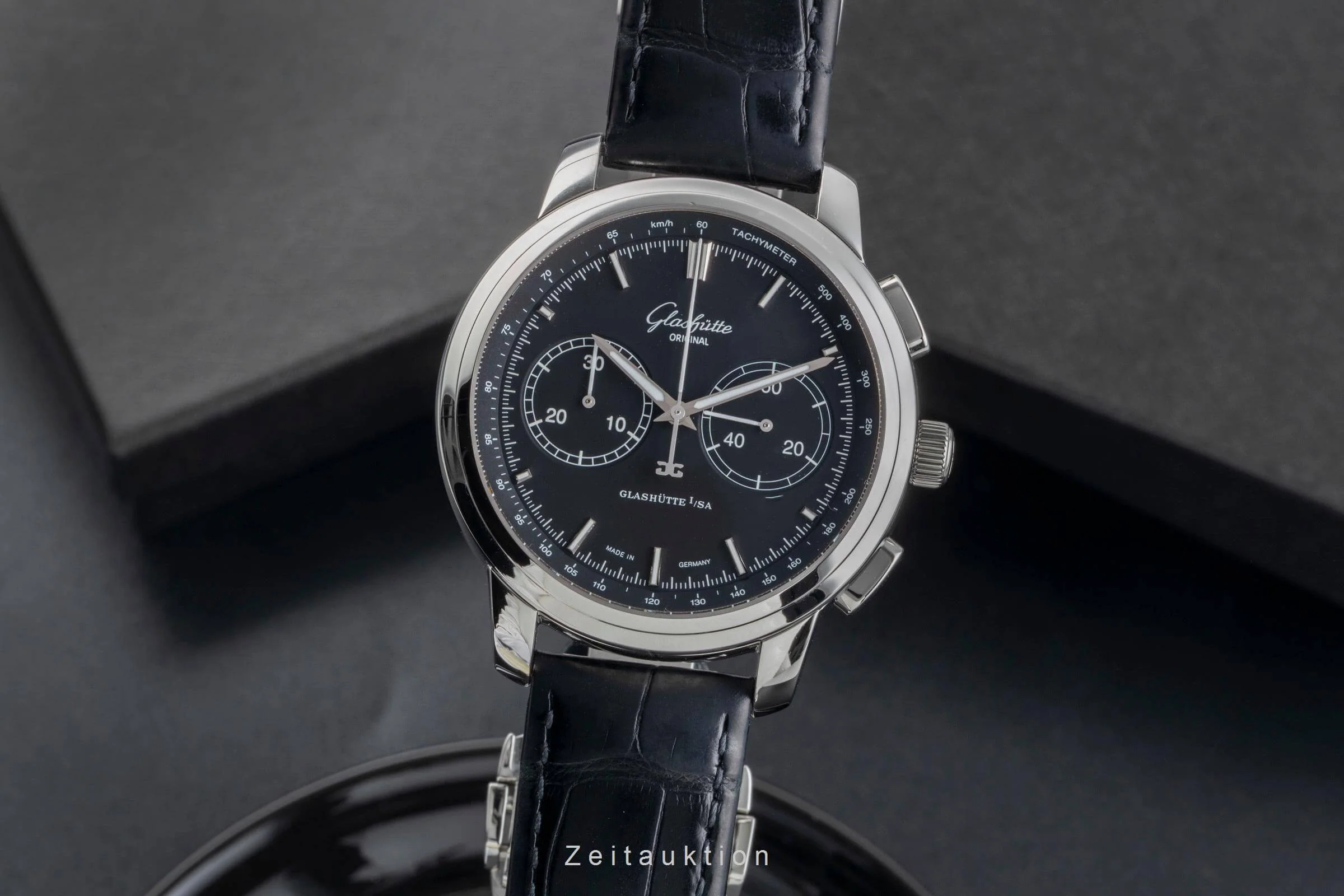 Glashütte Senator chronograph steel automatic men's watch 39-34-20-42-04 LP: 7800EUR  [2501890] - Image 2