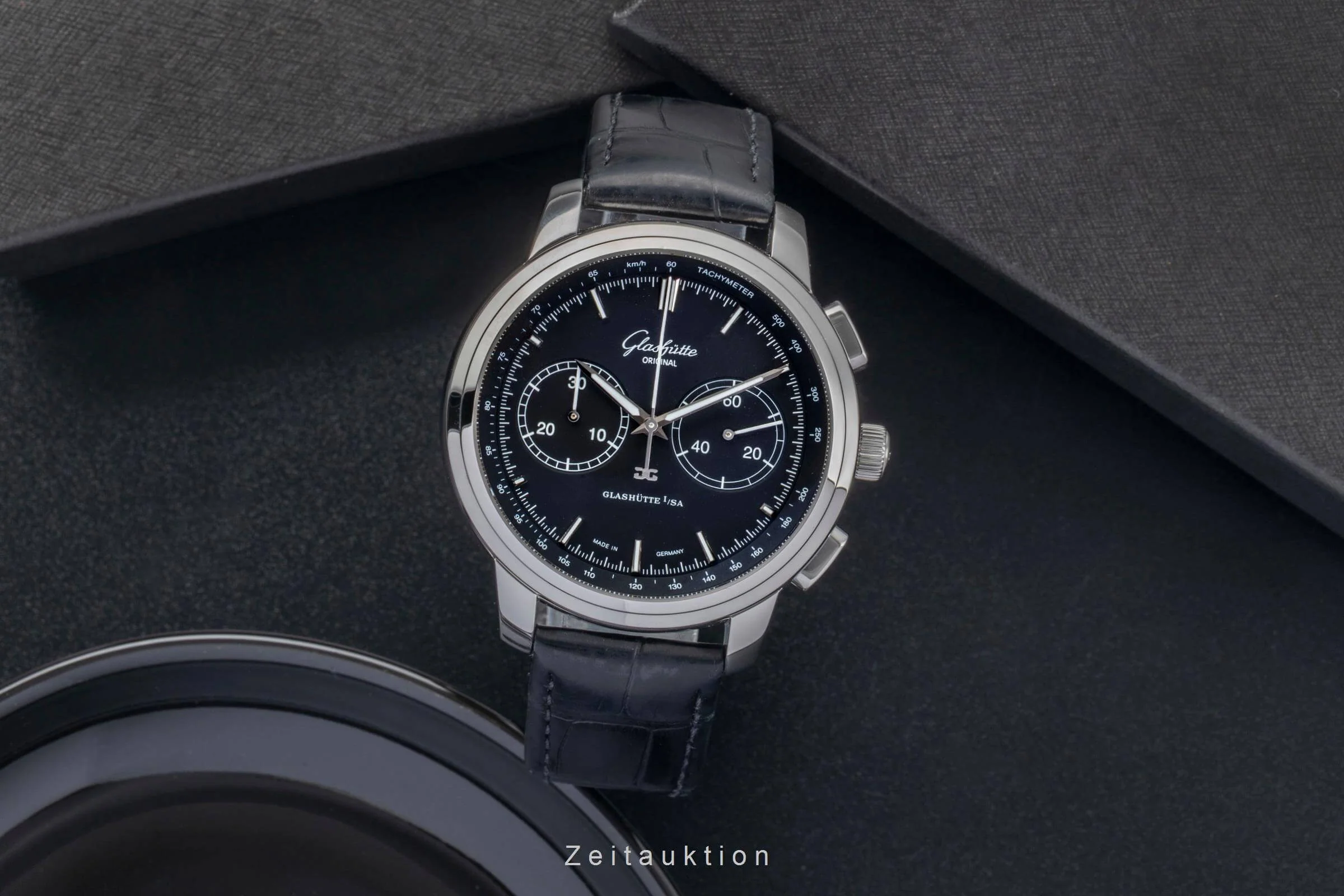 Glashütte Senator chronograph steel automatic men's watch 39-34-20-42-04 LP: 7800EUR  [2501890] - Image 4