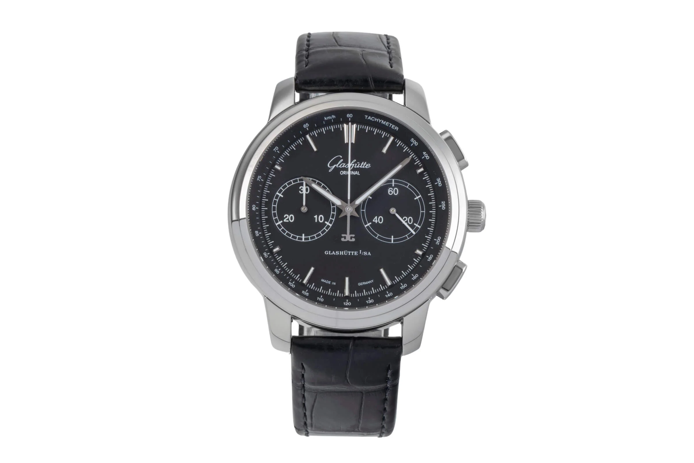 Glashütte Senator chronograph steel automatic men's watch 39-34-20-42-04 LP: 7800EUR  [2501890] - Image 5
