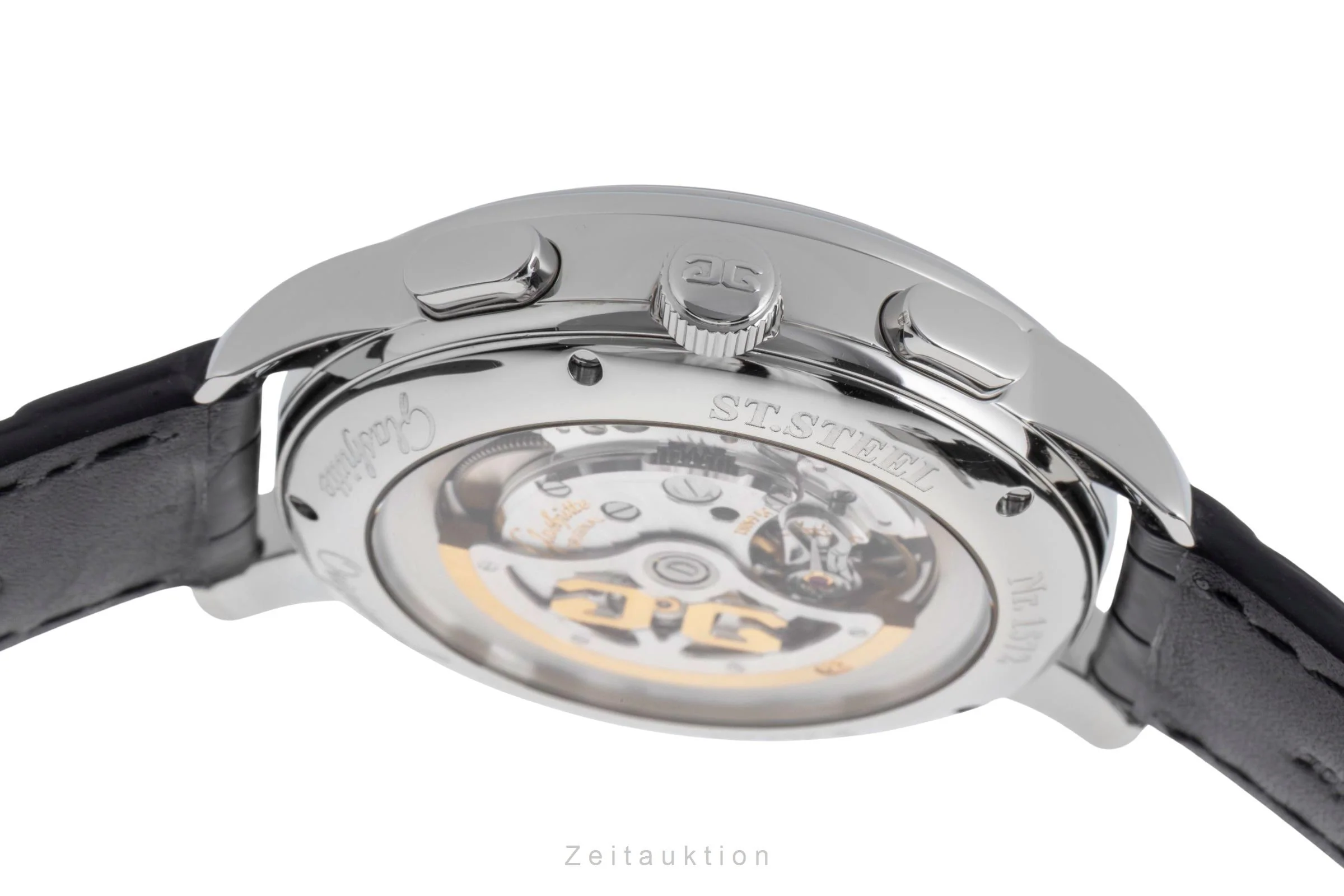 Glashütte Senator chronograph steel automatic men's watch 39-34-21-42-04  [2502618] - Image 11