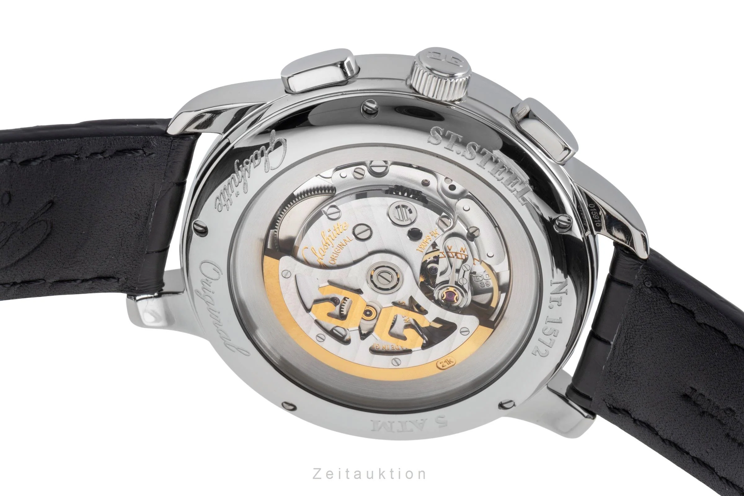 Glashütte Senator chronograph steel automatic men's watch 39-34-21-42-04  [2502618] - Image 12