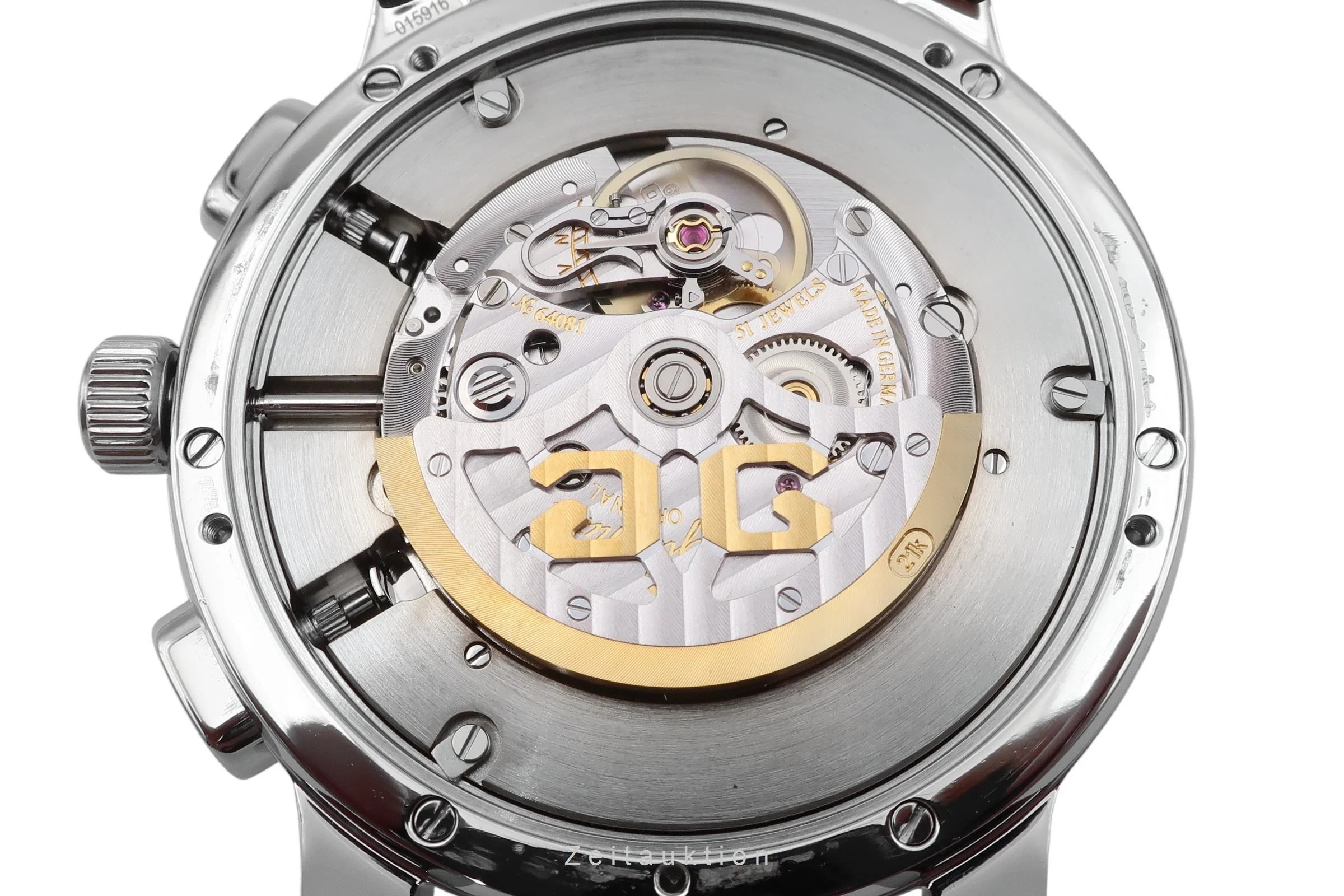 Glashütte Senator chronograph steel automatic men's watch 39-34-21-42-04  [2502618] - Image 15