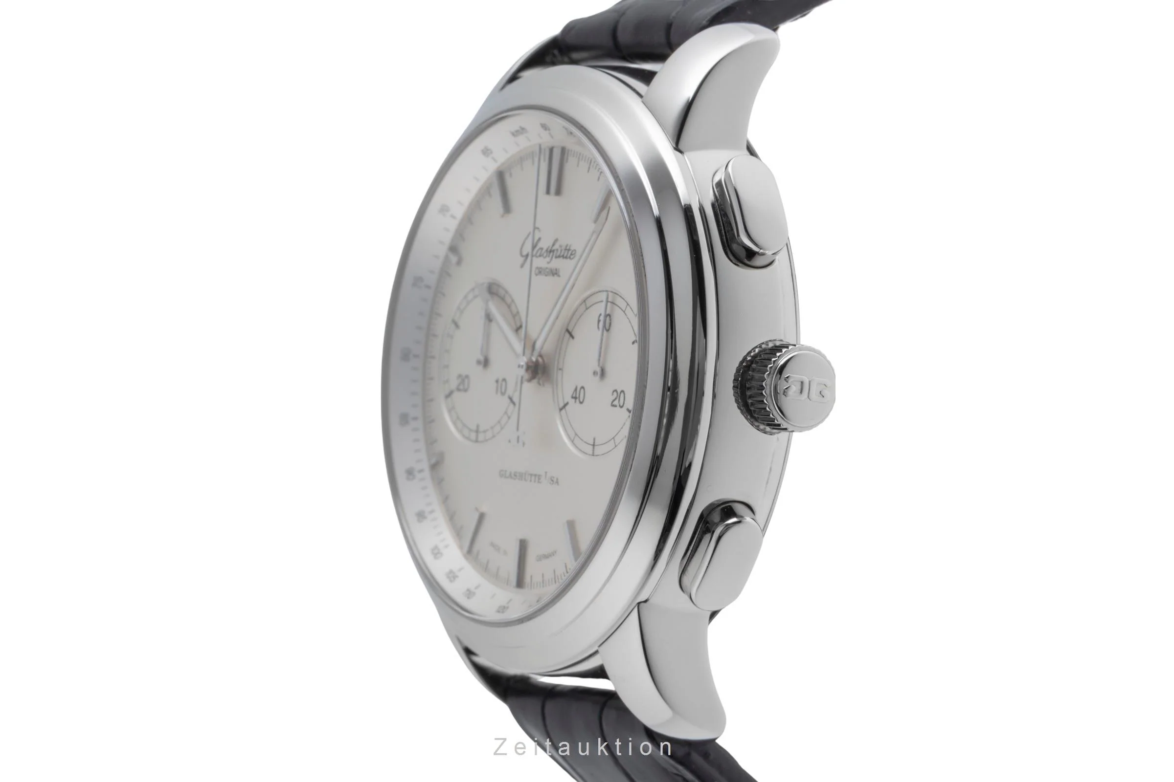 Glashütte Senator chronograph steel automatic men's watch 39-34-21-42-04  [2502618] - Image 7