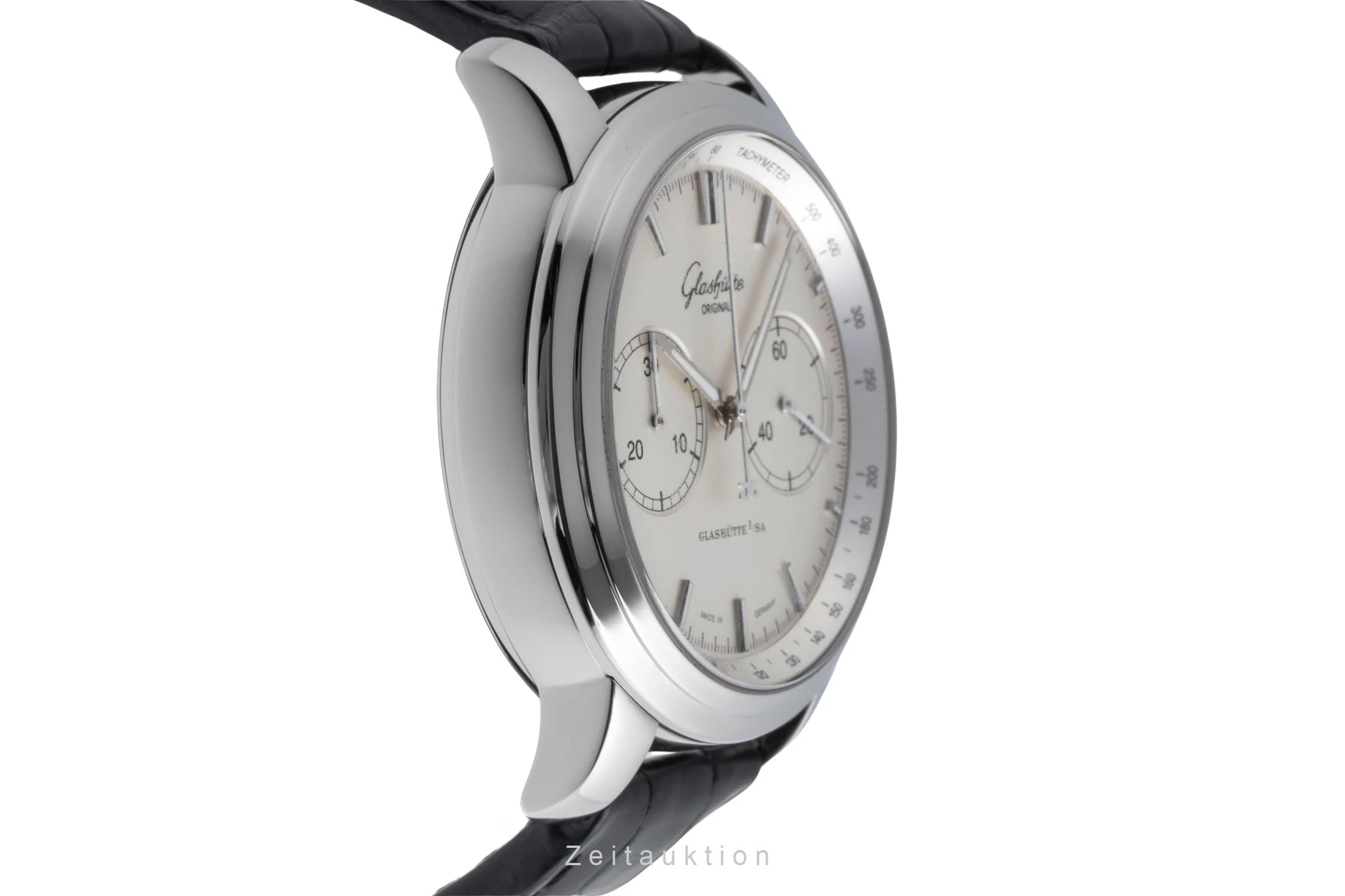 Glashütte Senator chronograph steel automatic men's watch 39-34-21-42-04  [2502618] - Image 8