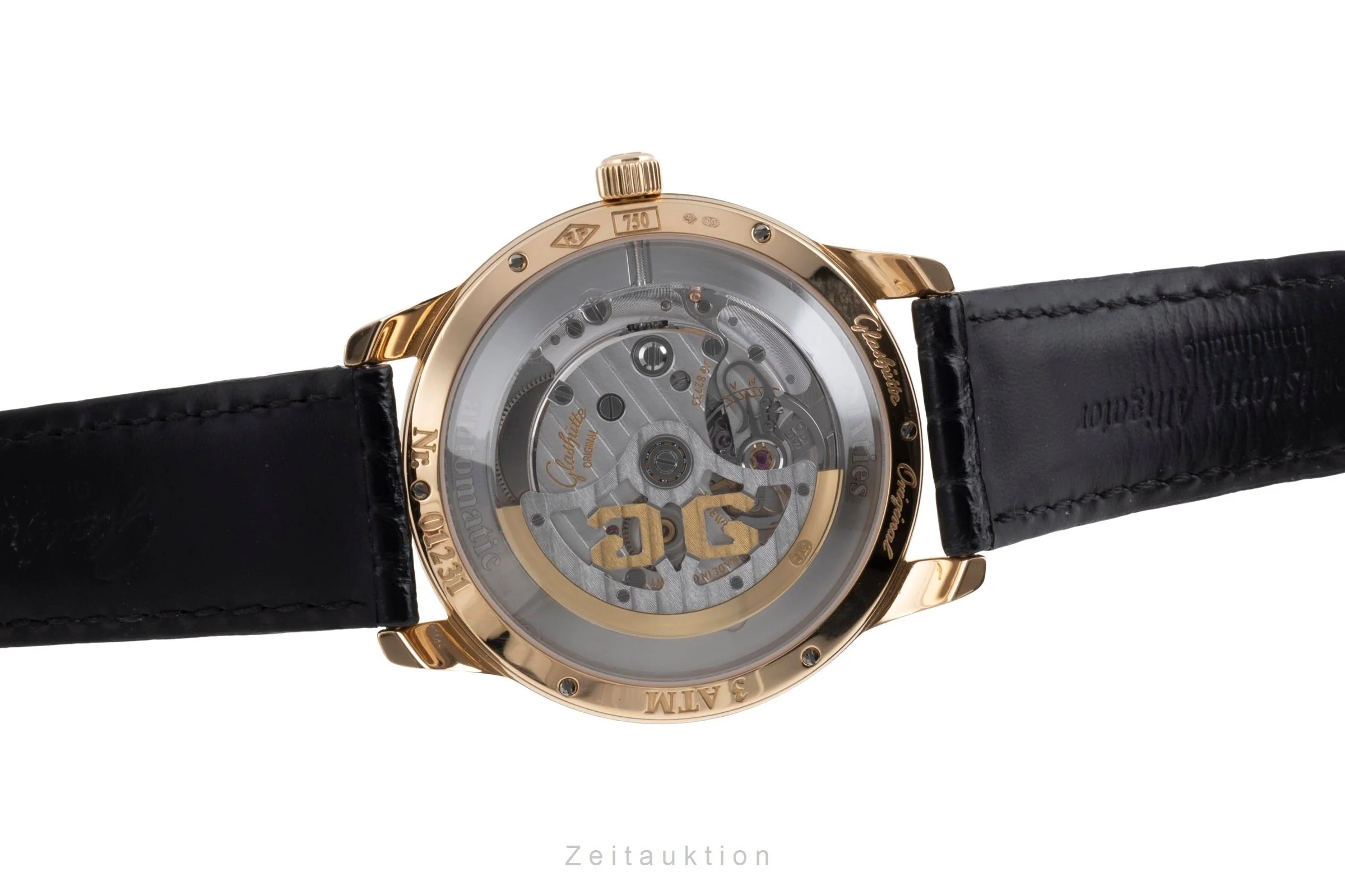 Glashütte Senator Sixties 18 ct red gold automatic men's watch 1-39-52-01-01-04 LP: 14100EUR  [2503497] - Image 11