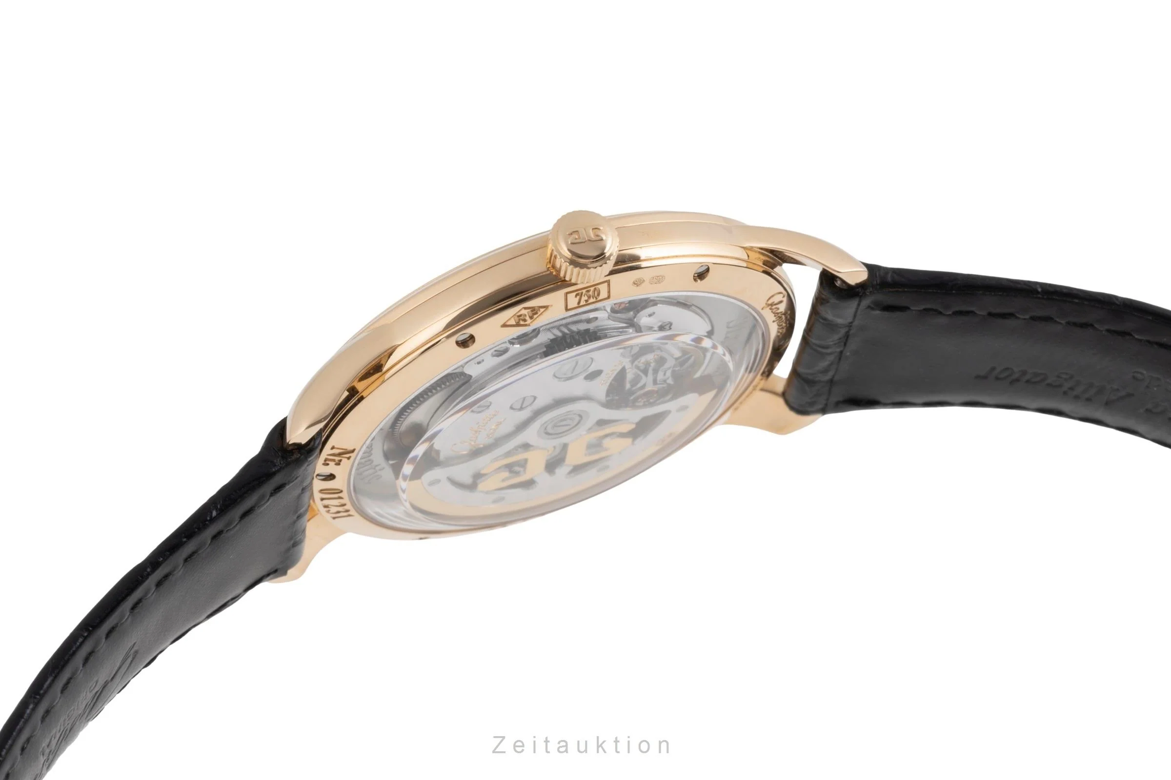 Glashütte Senator Sixties 18 ct red gold automatic men's watch 1-39-52-01-01-04 LP: 14100EUR  [2503497] - Image 12