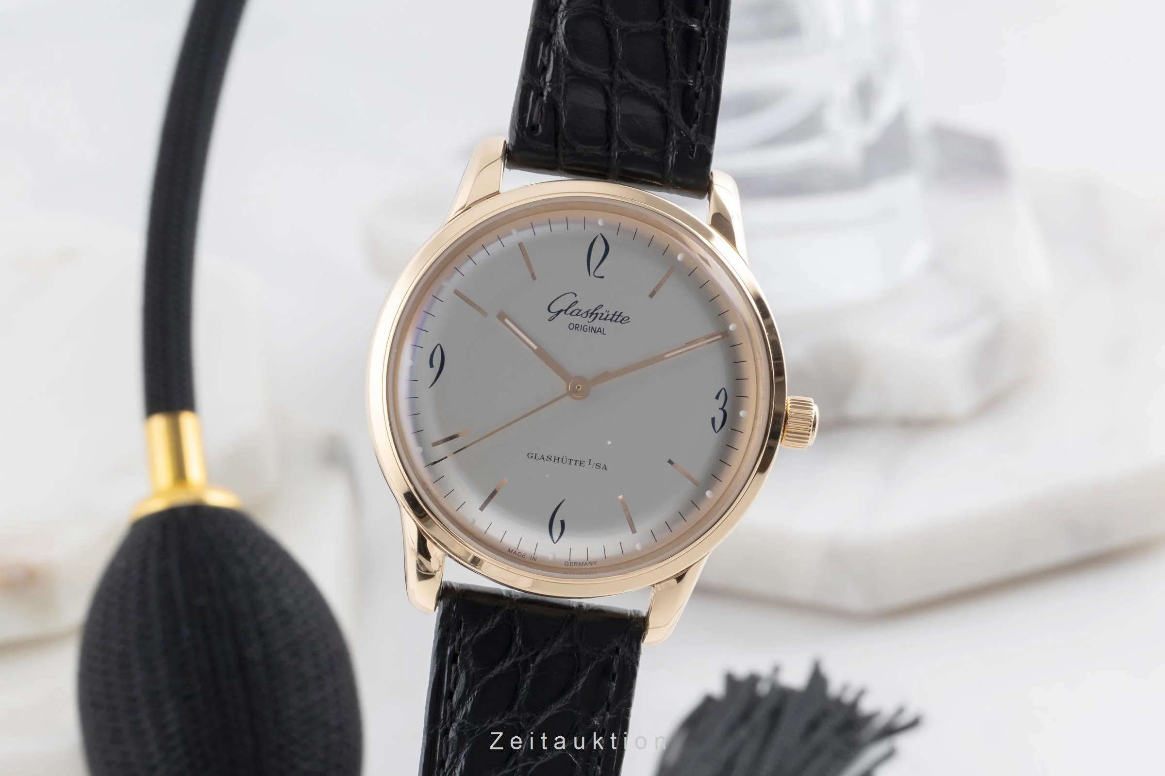 Glashütte Senator Sixties 18 ct red gold automatic men's watch 1-39-52-01-01-04 LP: 14100EUR  [2503497] - Image 2