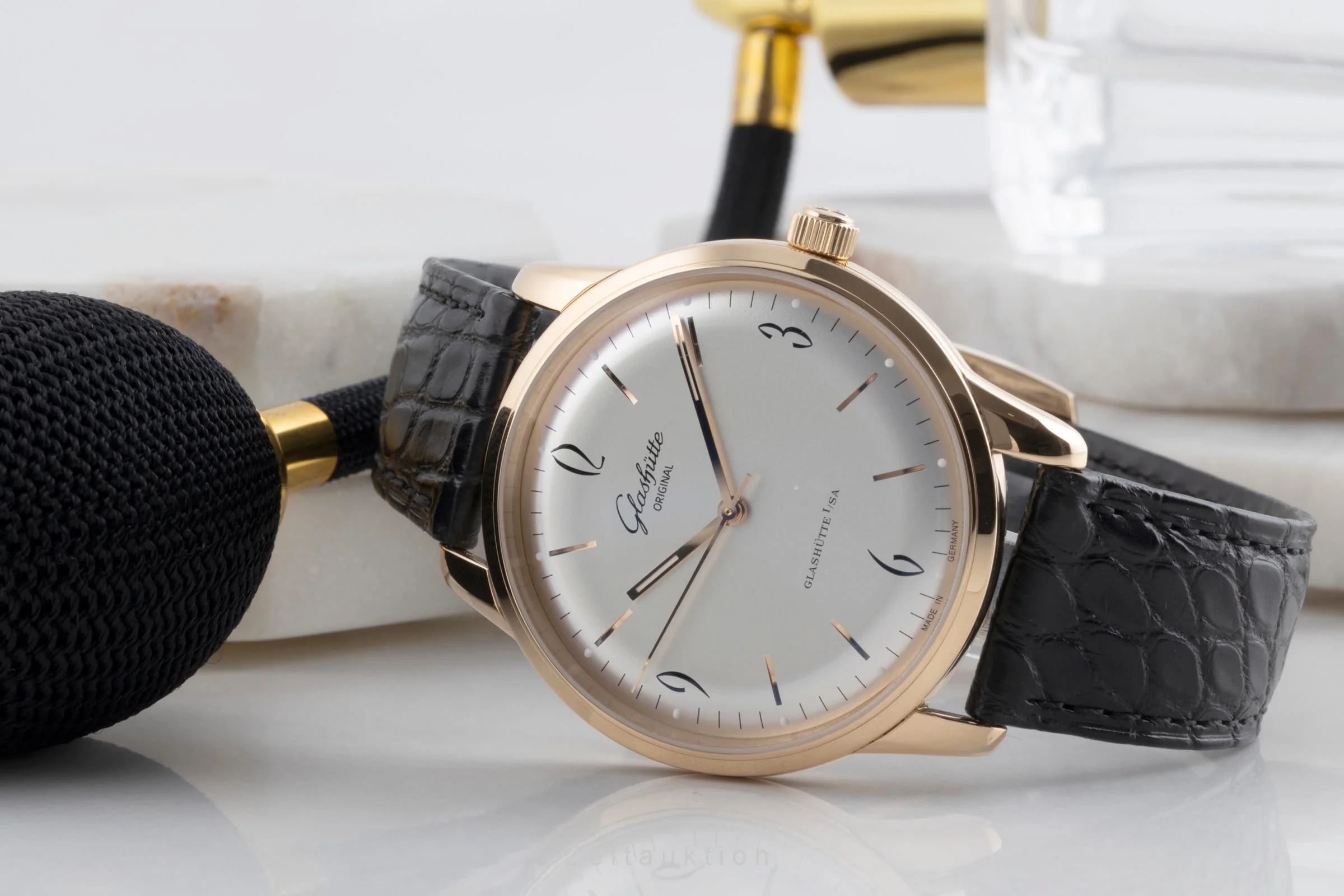 Glashütte Senator Sixties 18 ct red gold automatic men's watch 1-39-52-01-01-04 LP: 14100EUR  [2503497] - Image 3