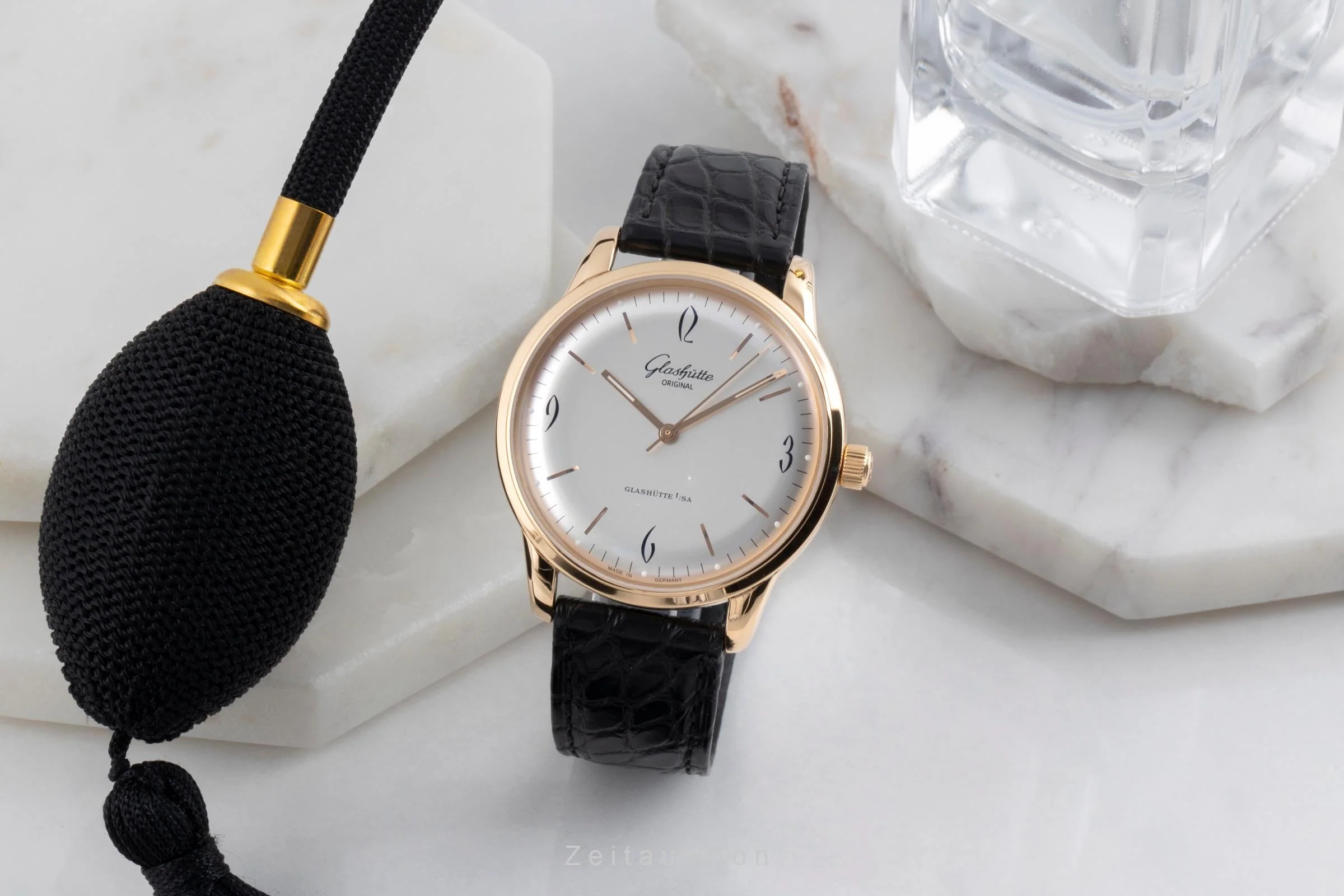 Glashütte Senator Sixties 18 ct red gold automatic men's watch 1-39-52-01-01-04 LP: 14100EUR  [2503497] - Image 4