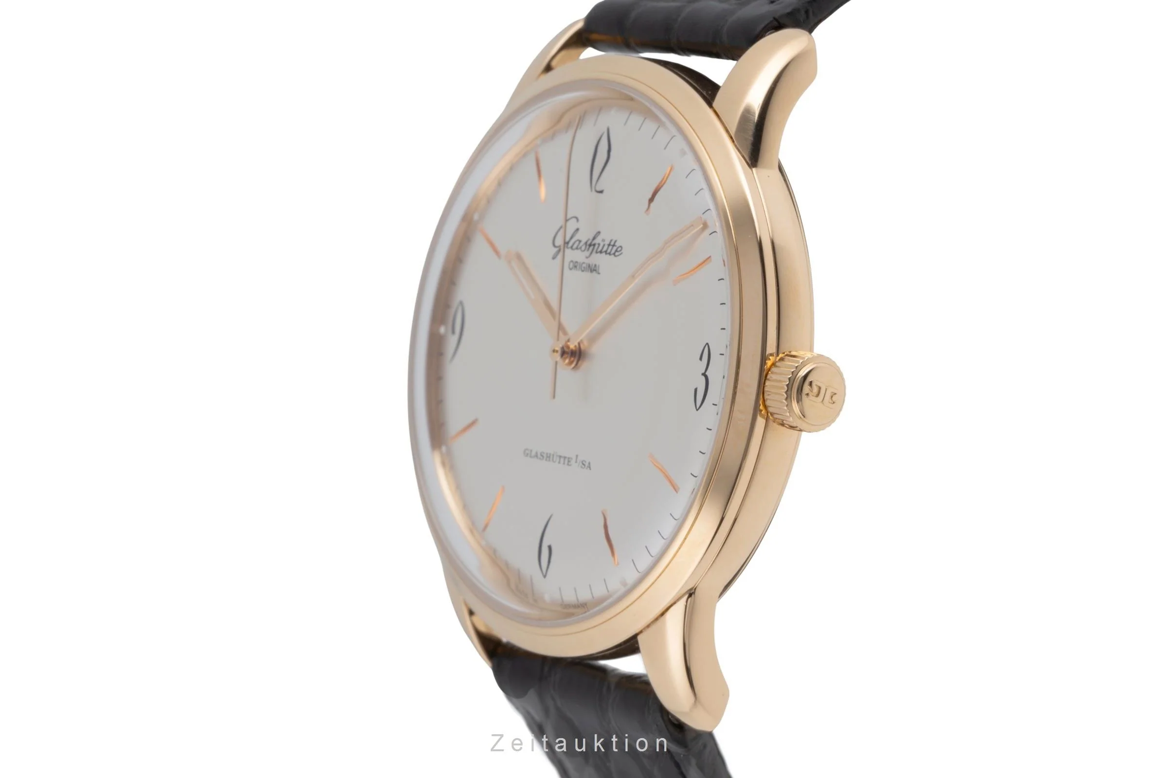 Glashütte Senator Sixties 18 ct red gold automatic men's watch 1-39-52-01-01-04 LP: 14100EUR  [2503497] - Image 7