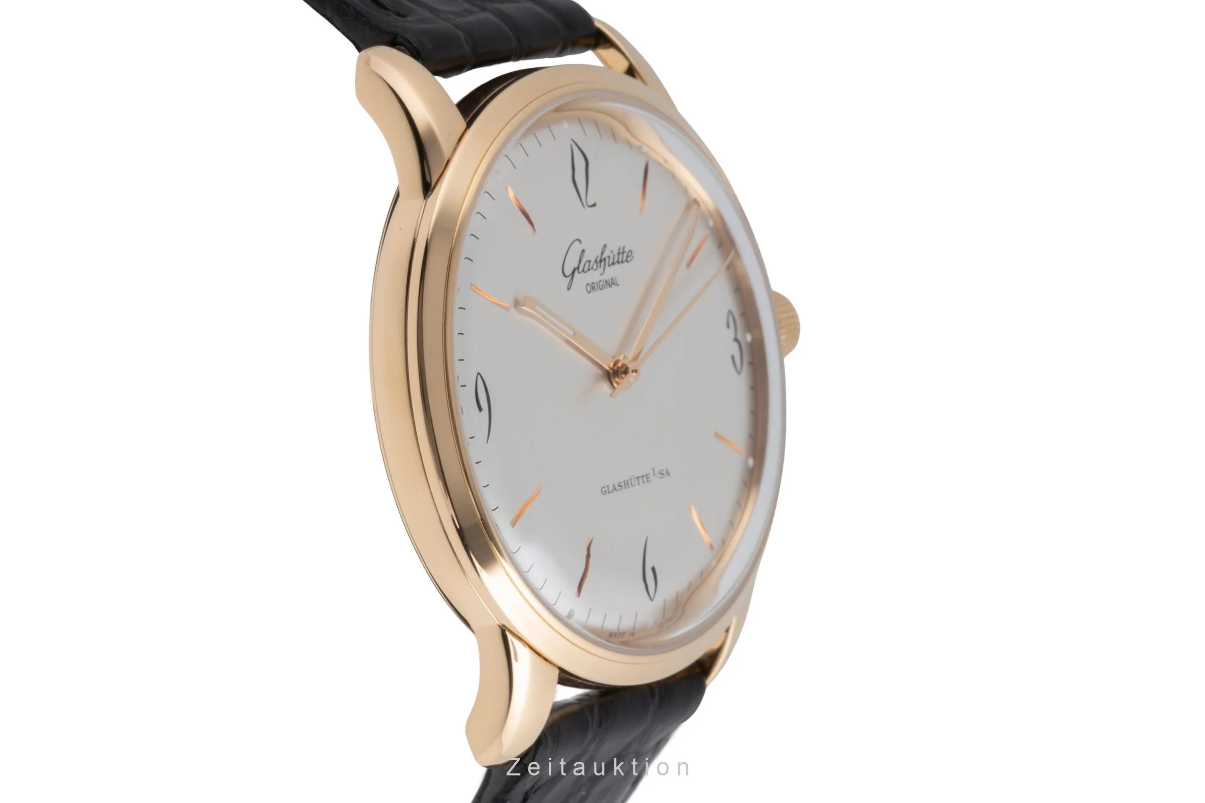 Glashütte Senator Sixties 18 ct red gold automatic men's watch 1-39-52-01-01-04 LP: 14100EUR  [2503497] - Image 8