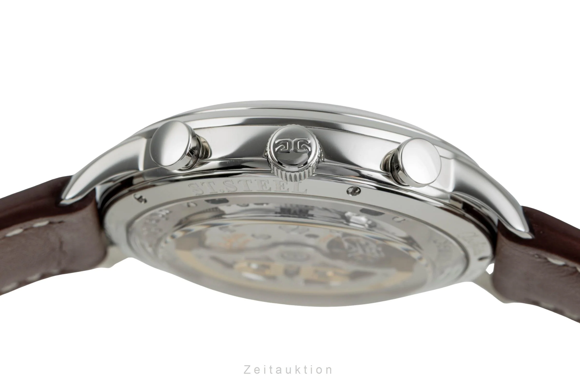 Glashütte Senator Sixties chronograph steel automatic men's watch 1-39-34-02-22-04  [2504844] - Image 13